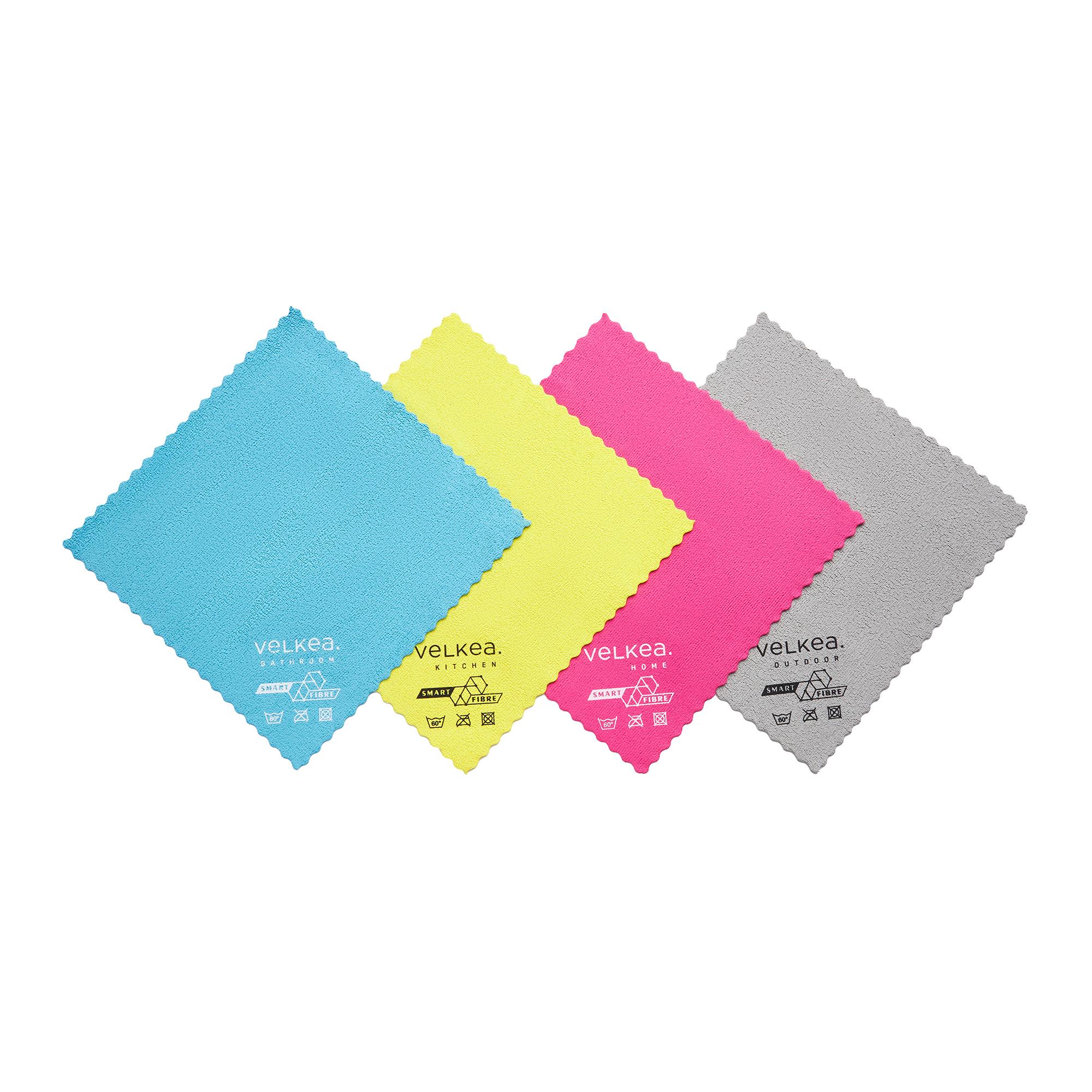 Univerzální čisticí utěrka do garáže a na terasu Smart Fibre 30 x 30 cm VELKEA