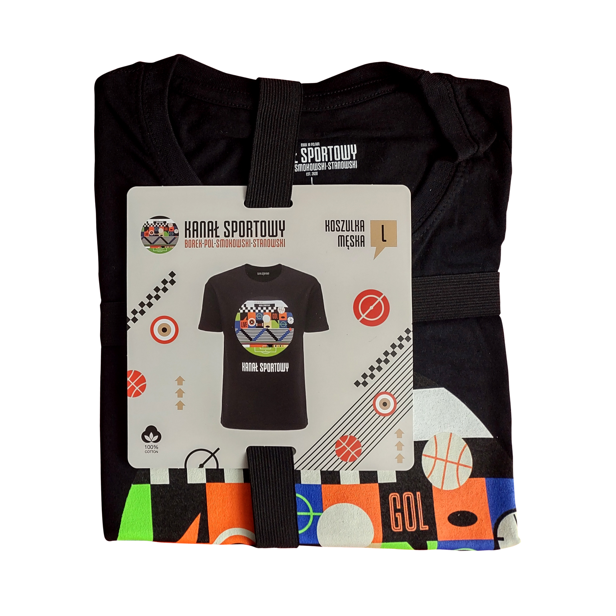 Koszulka męska Logo rozmiar M KANAŁ SPORTOWY