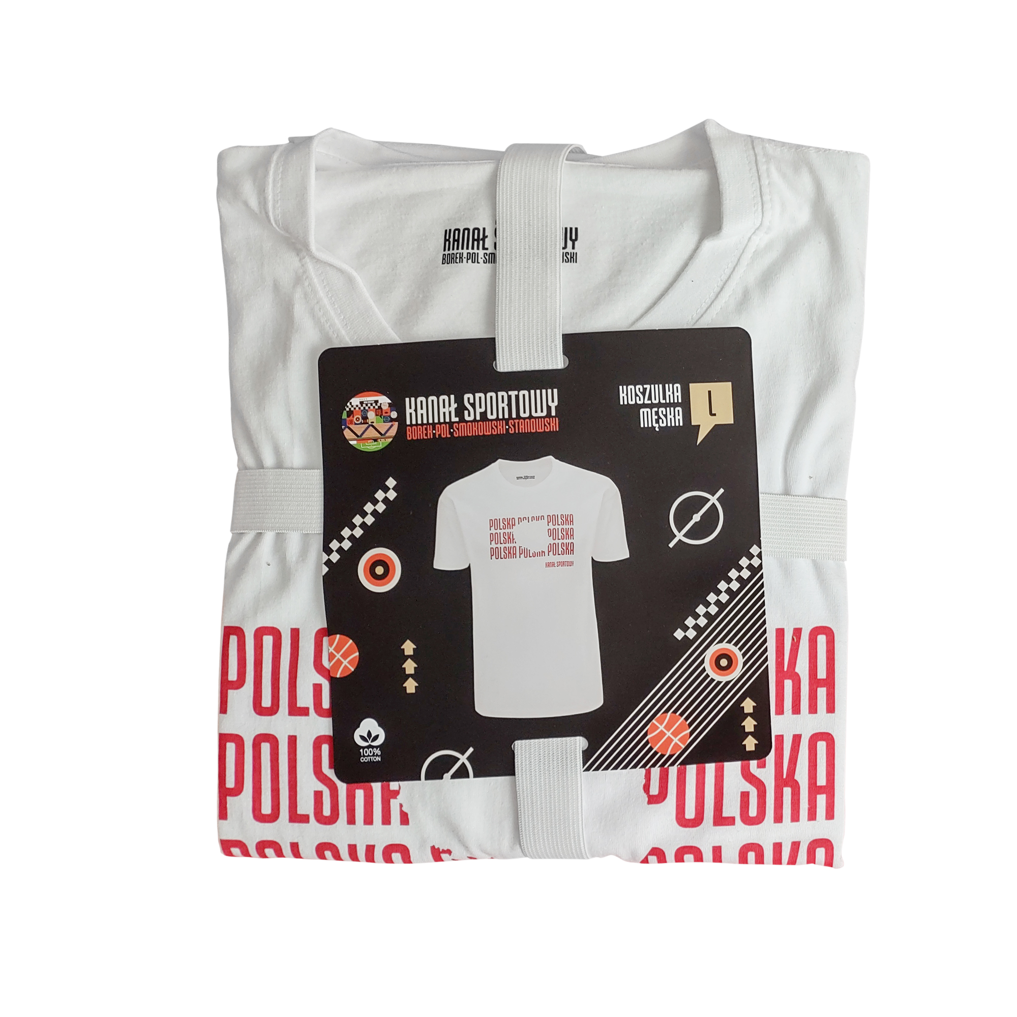 Koszulka męska Polska rozmiar XL KANAŁ SPORTOWY