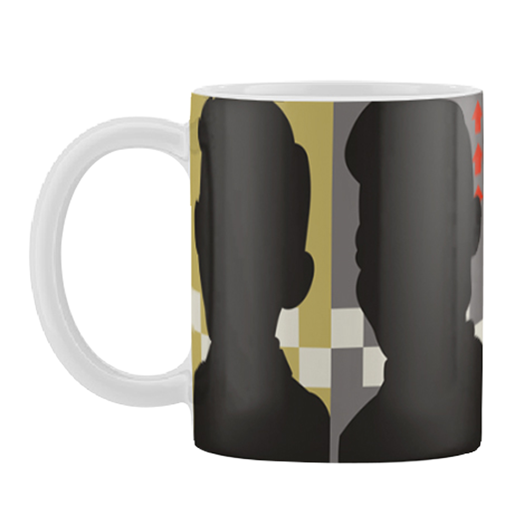 Kubek zmieniający kolor Twarze I 450 ml KANAŁ SPORTOWY