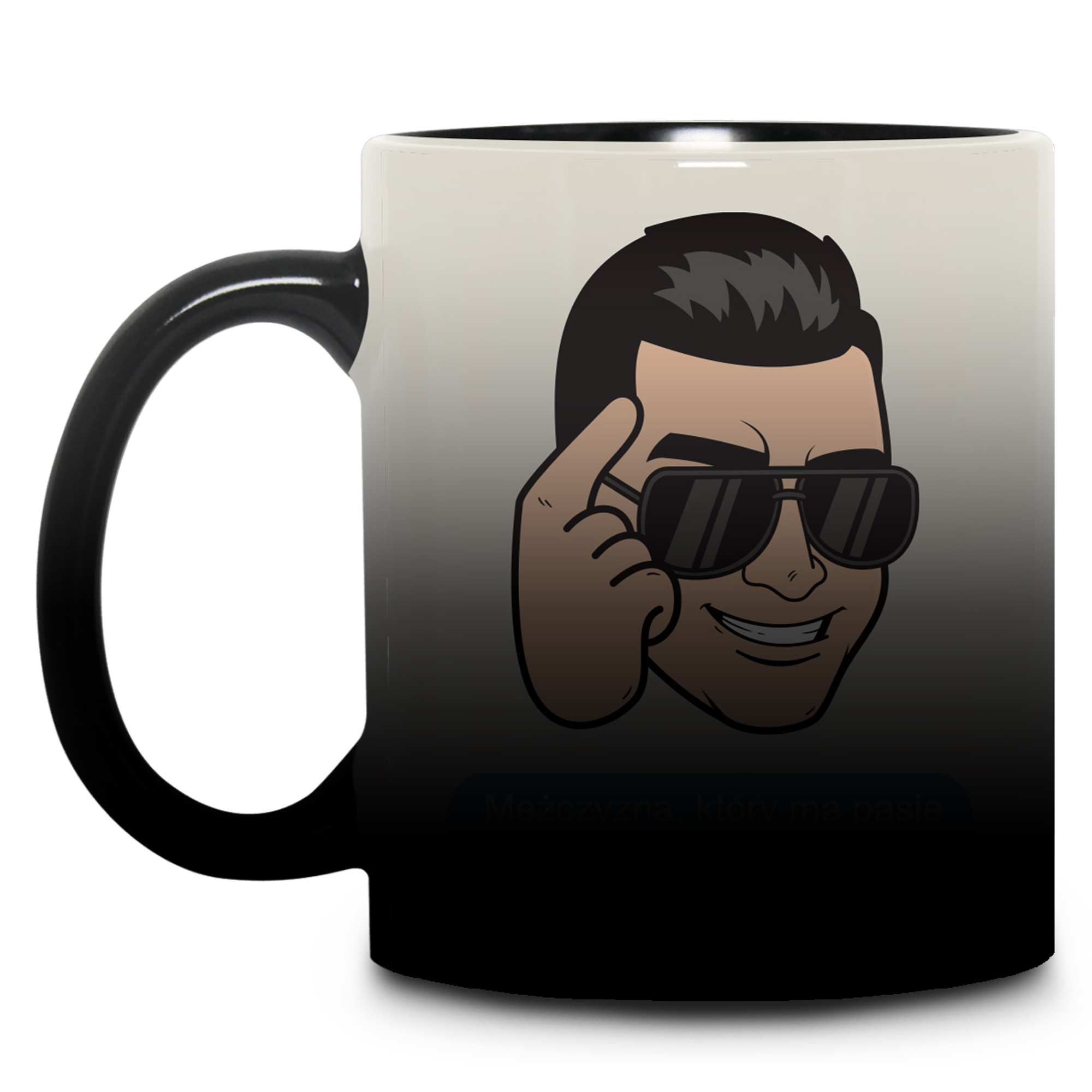 Kubek zmieniający kolor Borek 450 ml KANAŁ SPORTOWY