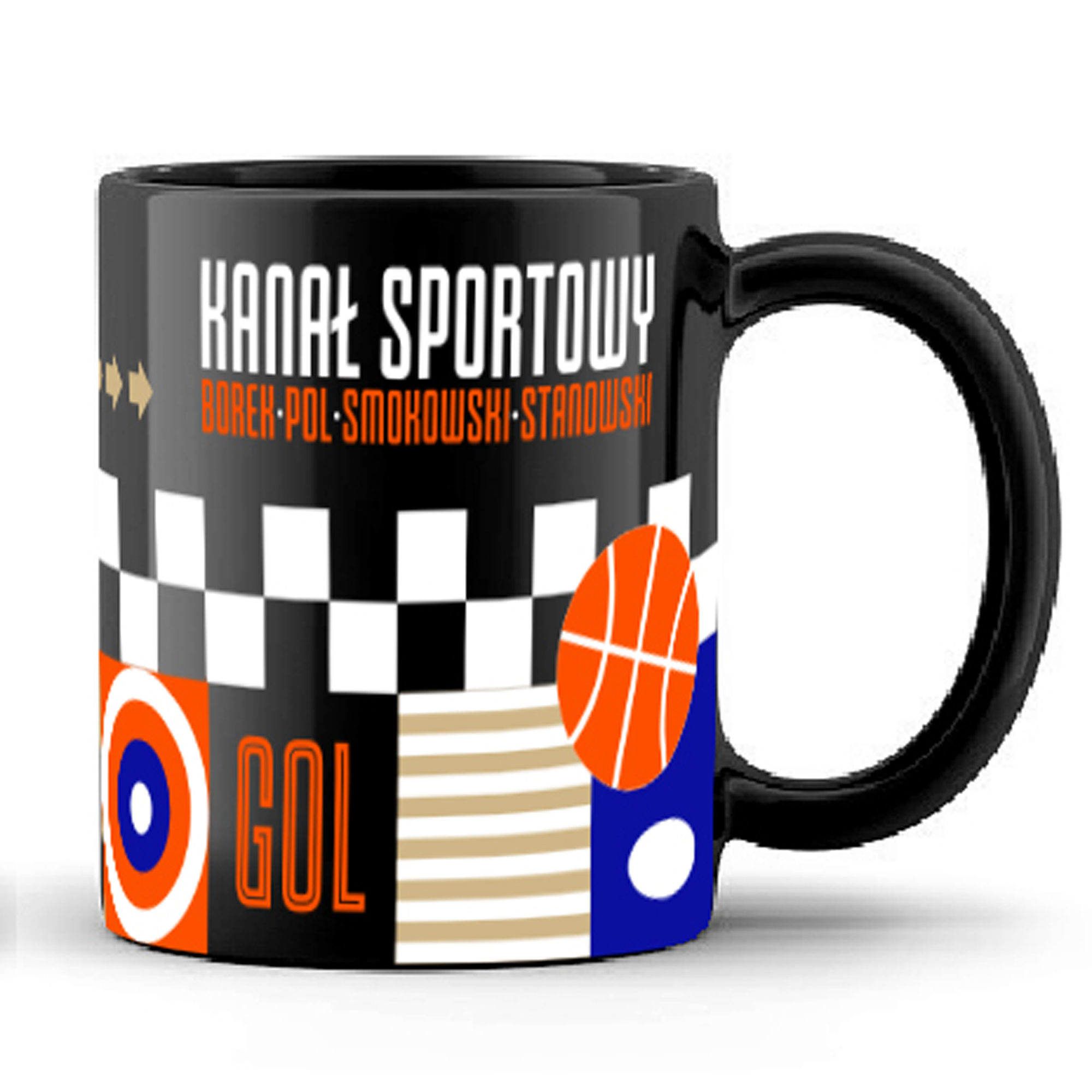 Kubek z wytłoczeniami Stanowski 450 ml KANAŁ SPORTOWY