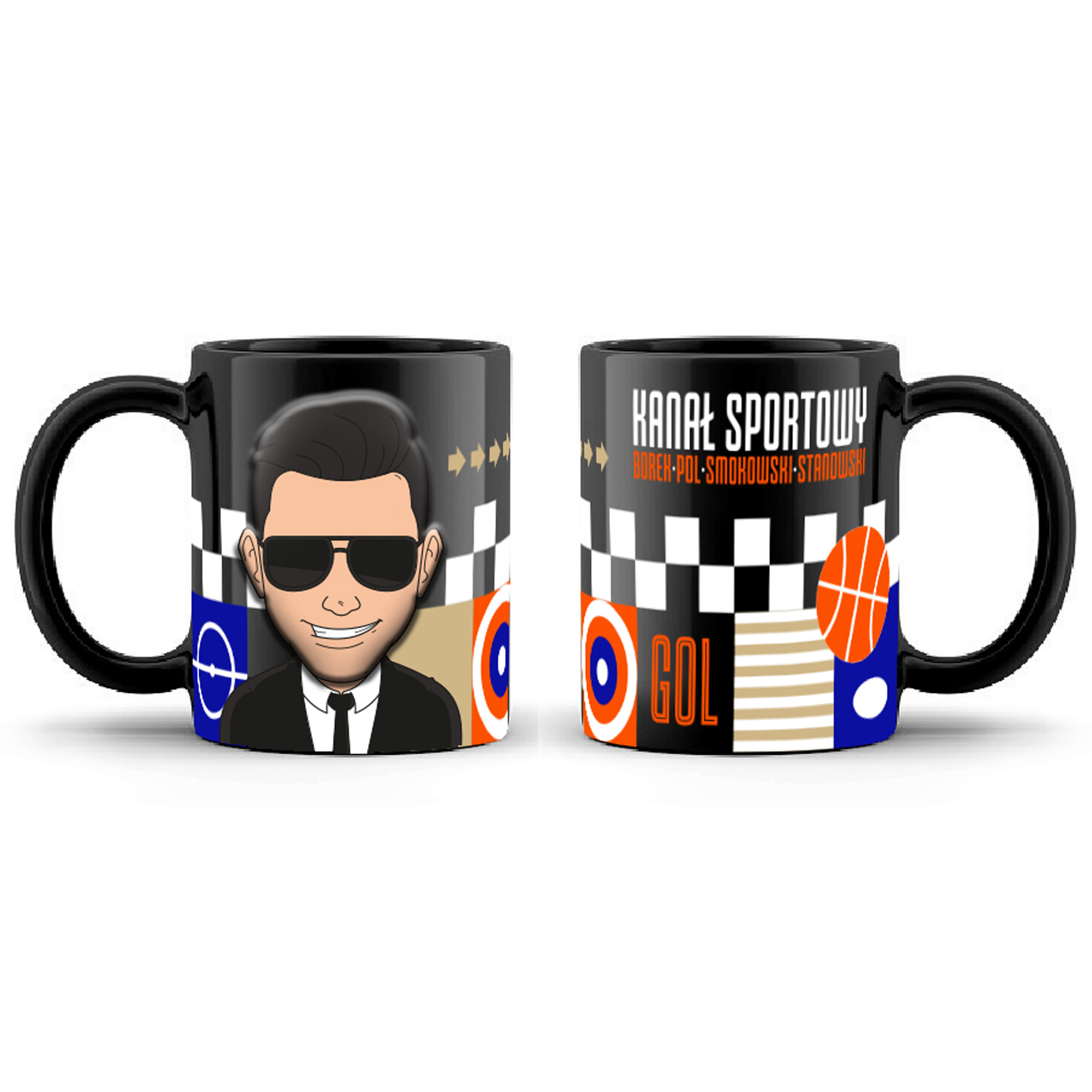 Kubek z wytłoczeniami Borek 450 ml KANAŁ SPORTOWY