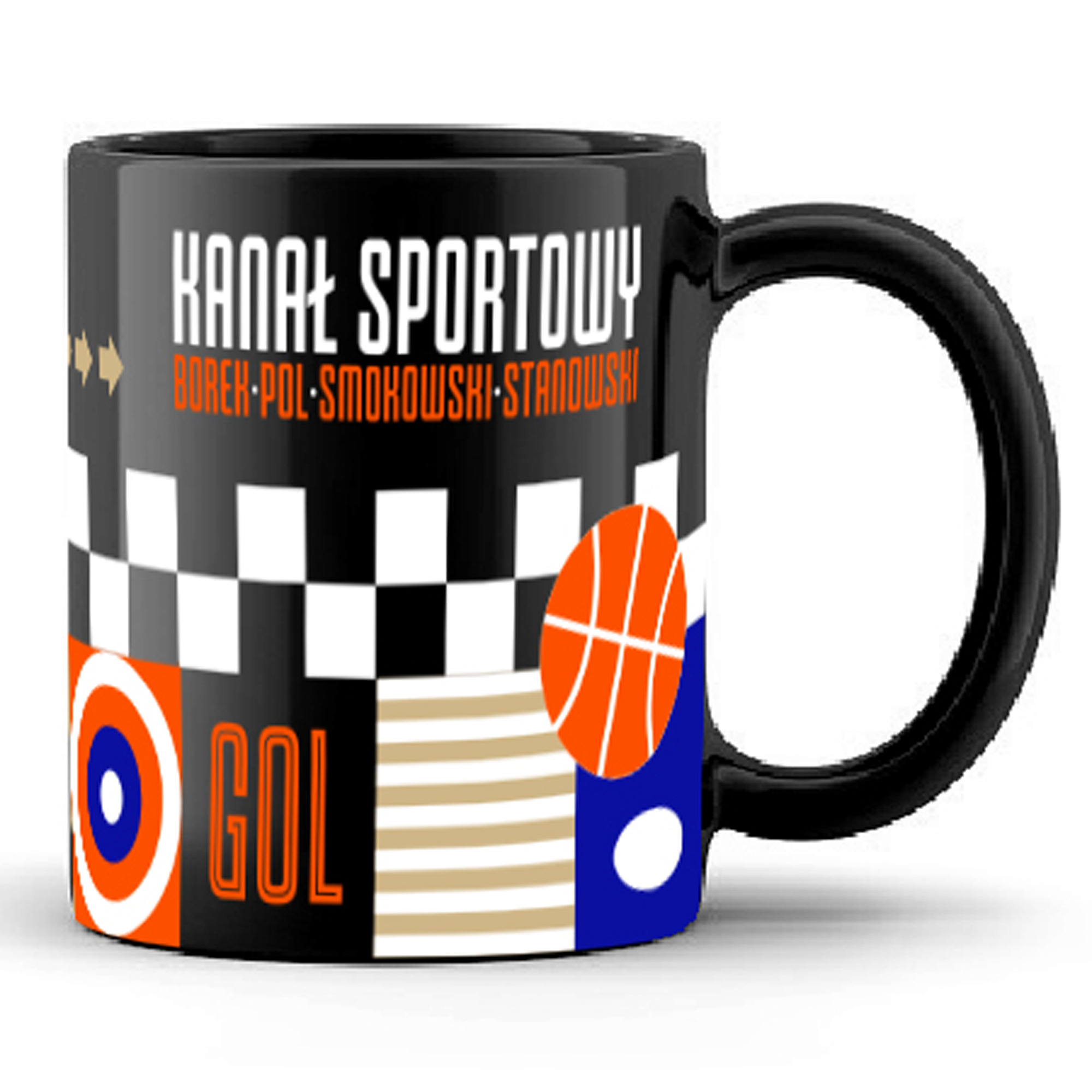 Kubek z wytłoczeniami Borek 450 ml KANAŁ SPORTOWY