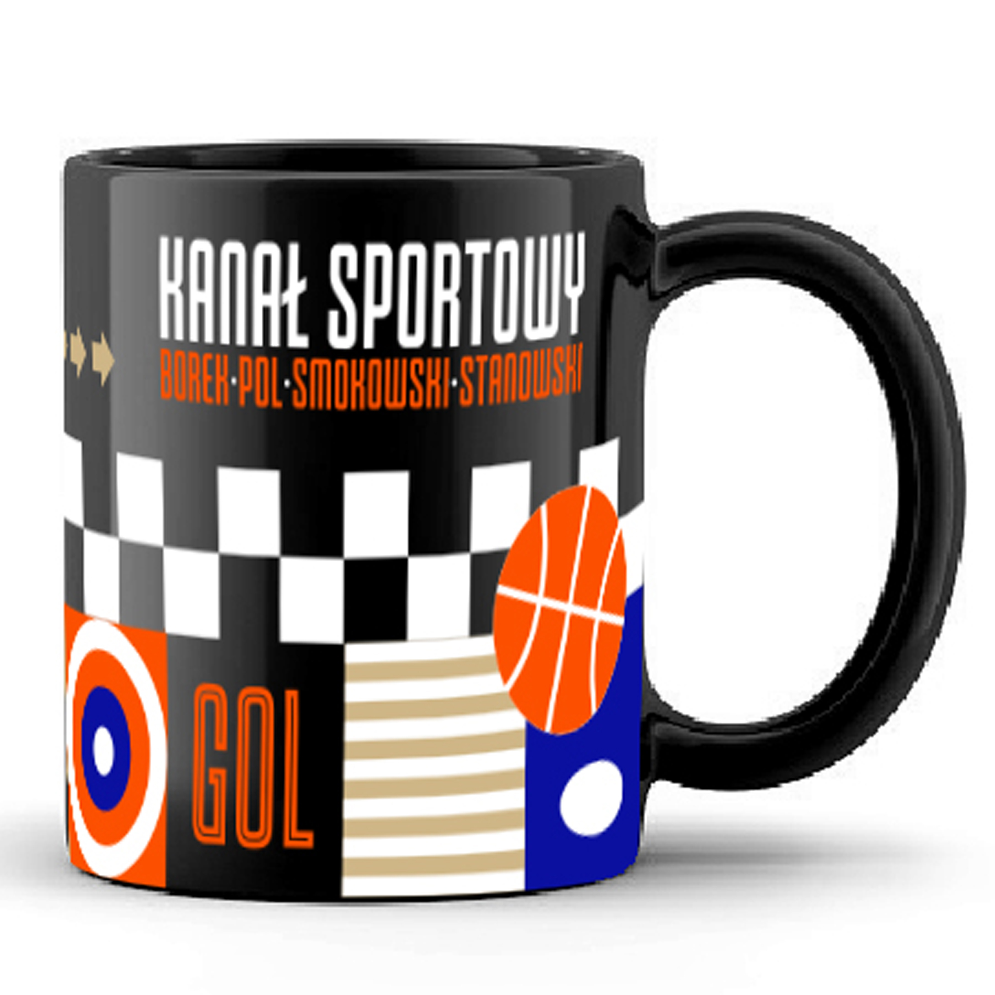 Kubek z wytłoczeniami Pol 450 ml KANAŁ SPORTOWY