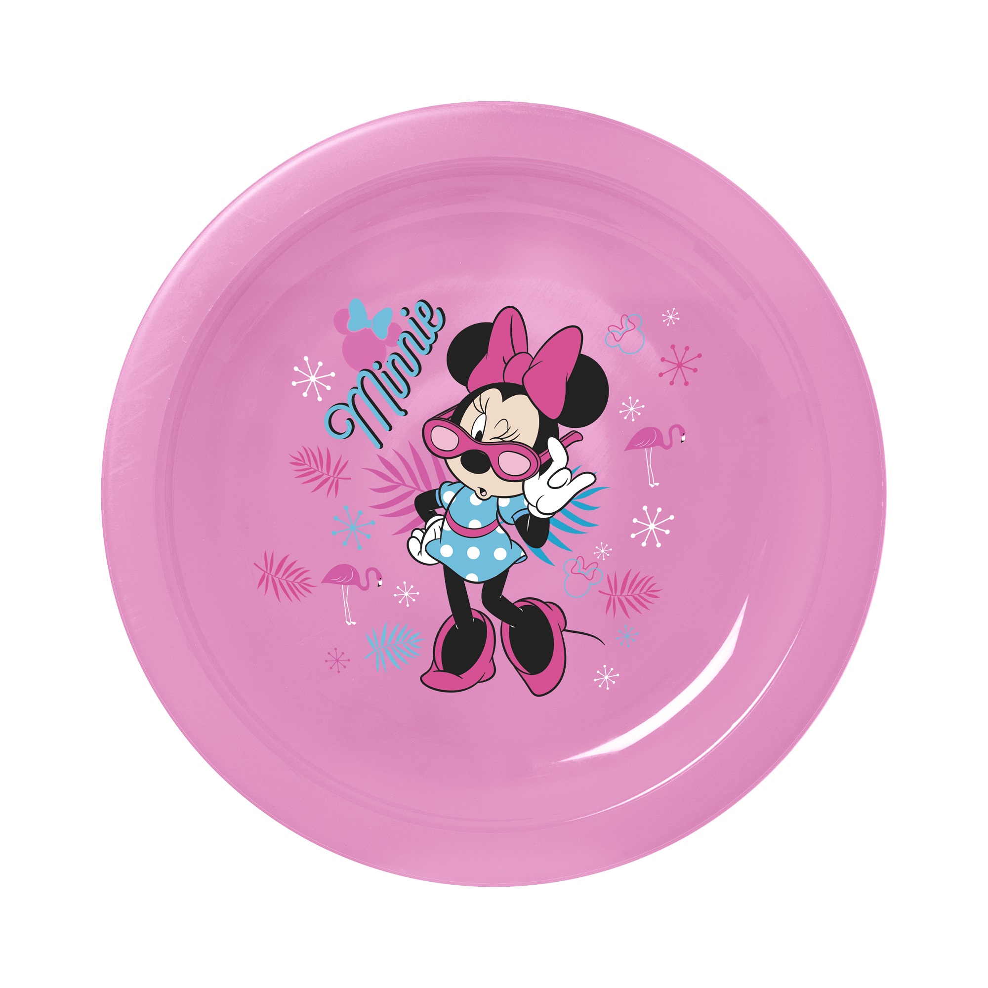 Talerz płytki Minnie Flamingo Fun 22 cm DISNEY