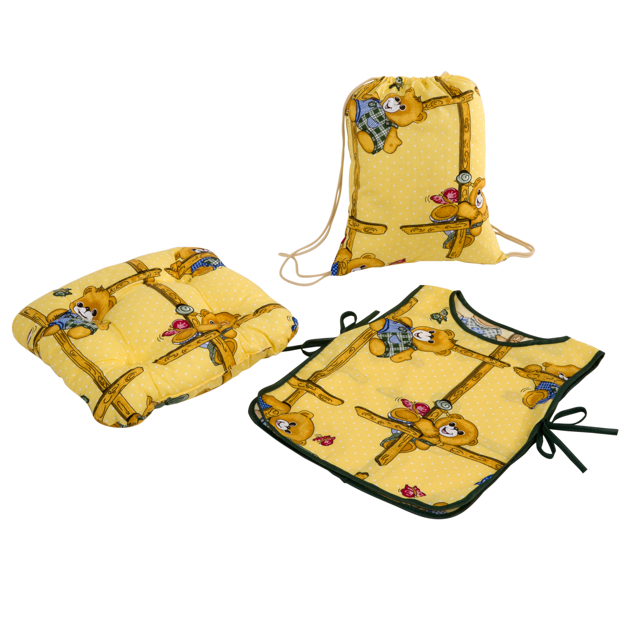 Kindergartenset  Sack / Schürze / Sitzkissen Susa I002-05PB PATIO