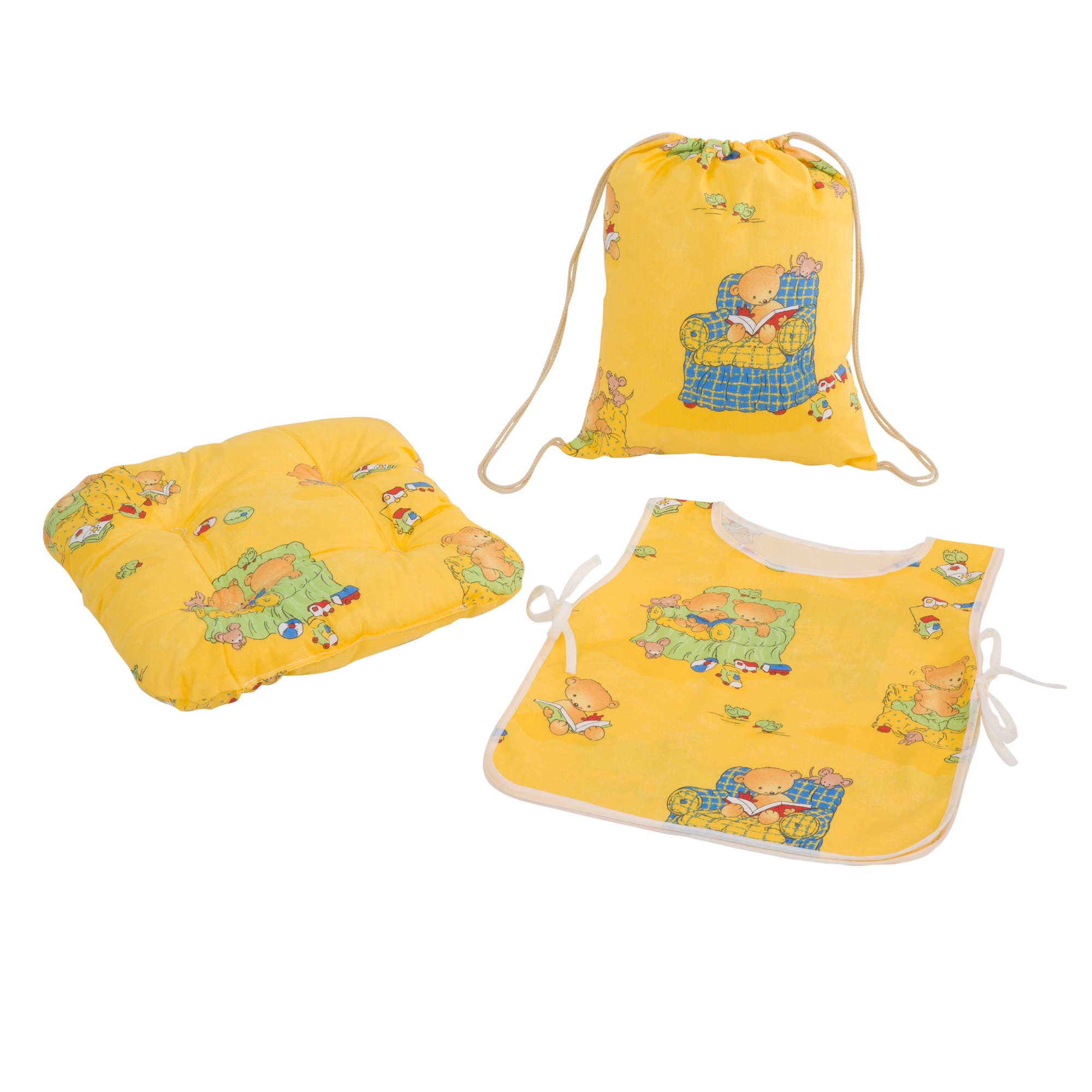 Kindergartenset  Sack / Schürze / Sitzkissen Susa  I005-05PB PATIO