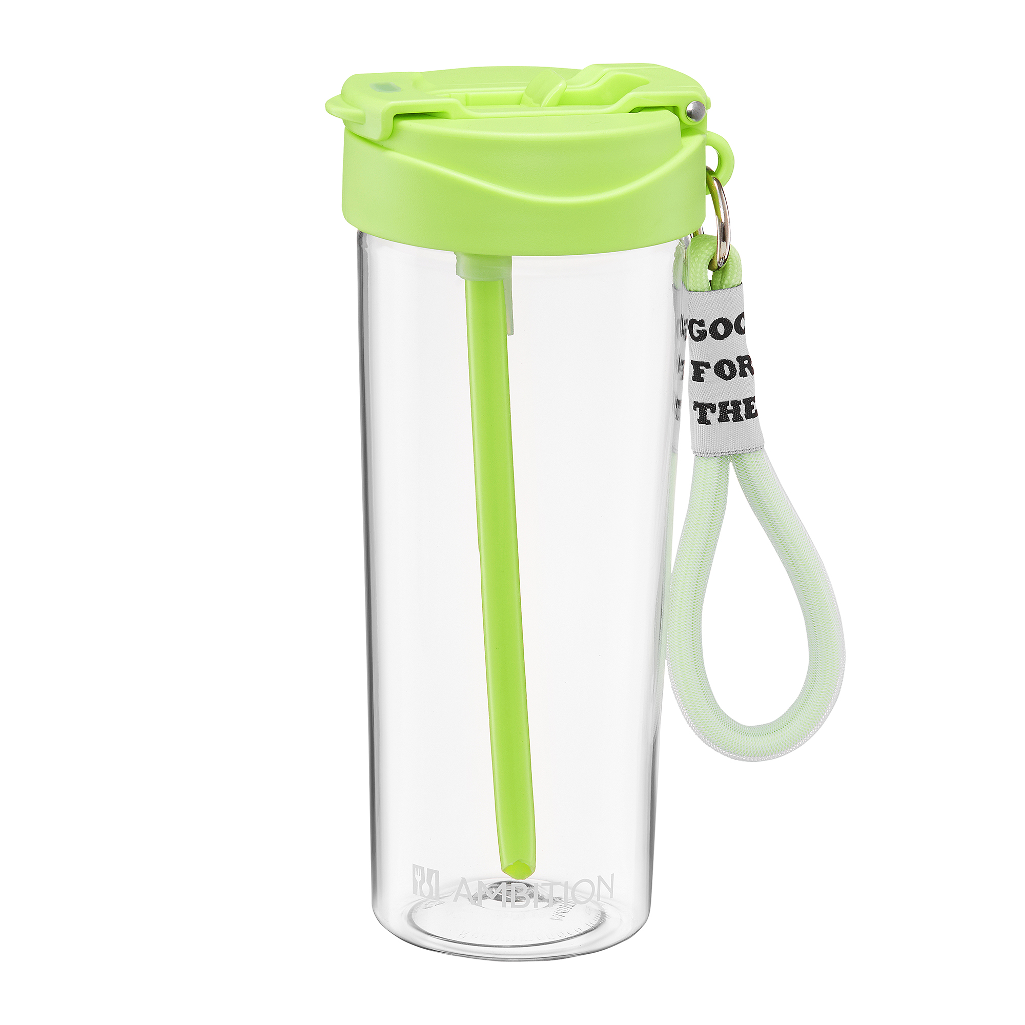 Plastová láhev na vodu Sporty Green 700 ml AMBITION
