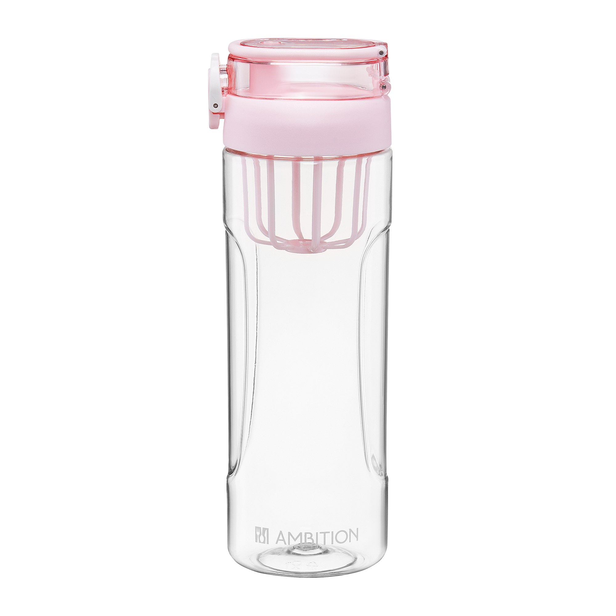 Plastová láhev na vodu s vložkou na ovoce Fruta Pink 840 ml AMBITION