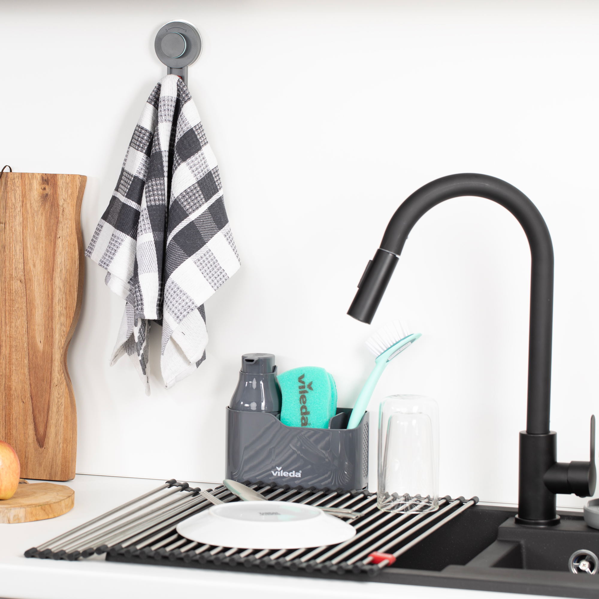 Organizér do kuchynského drezu s dávkovačom Easy Kitchen VILEDA od Dajar