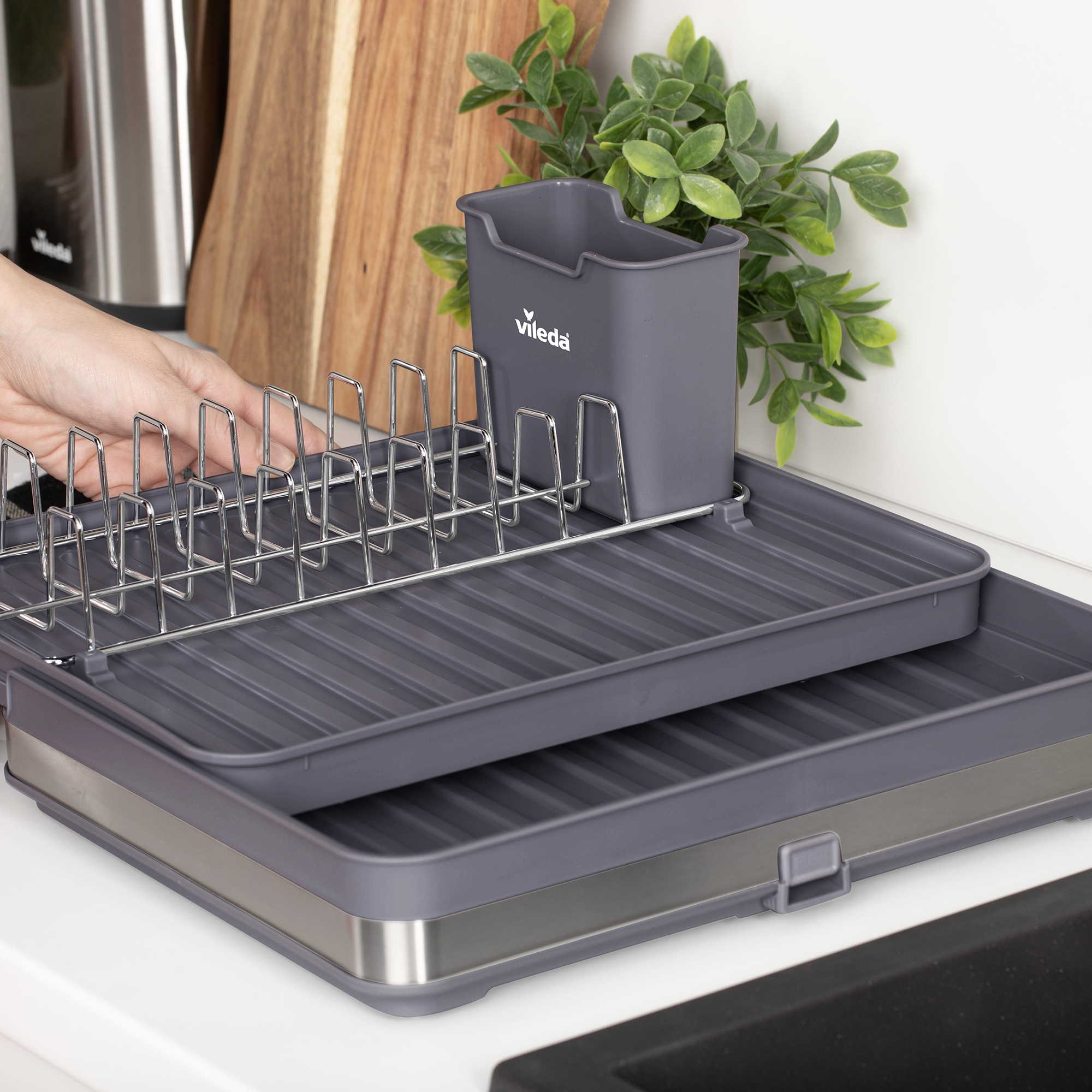 Výsuvný odkvapkávač na riad Easy Kitchen VILEDA by Dajar
