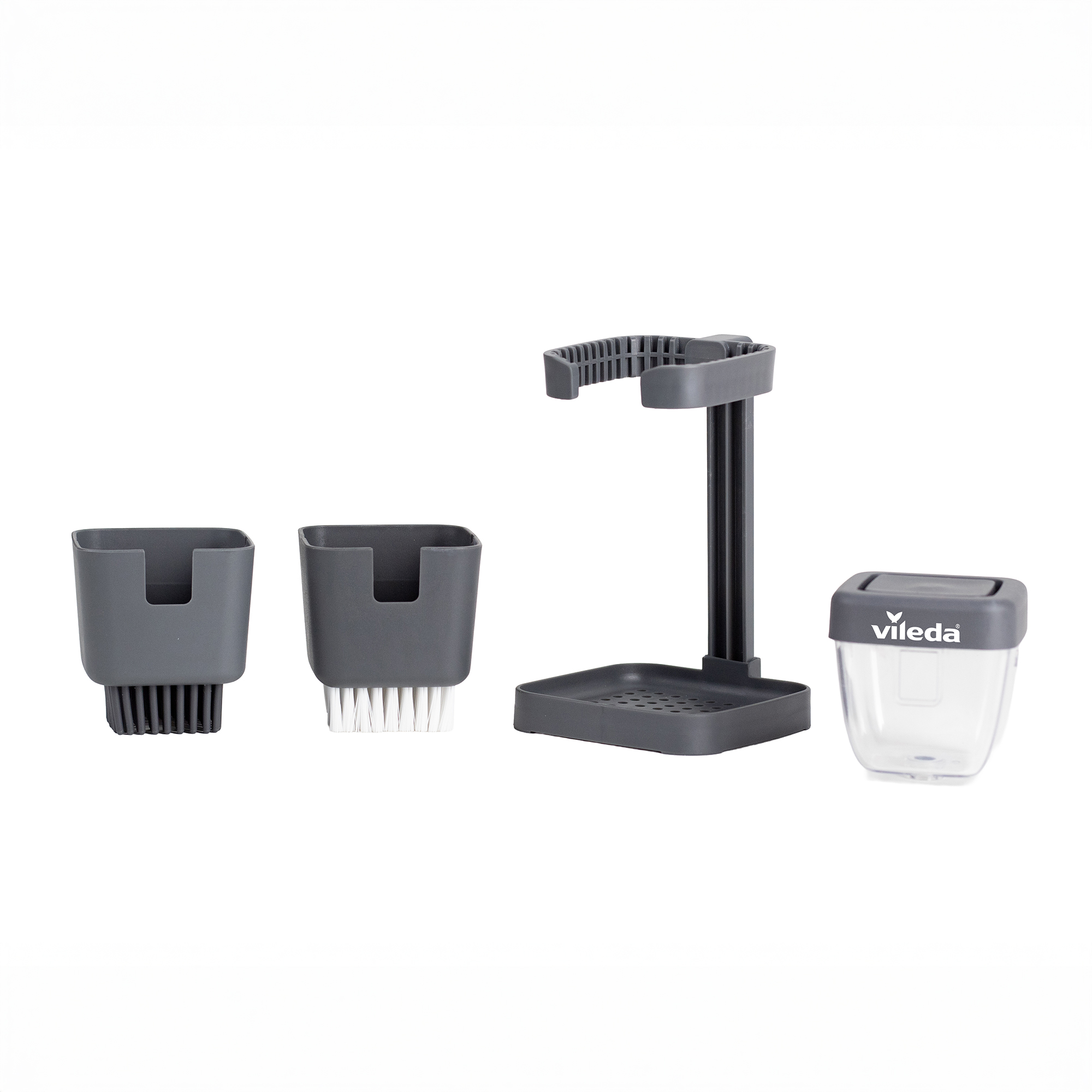 Sada 2 kartáčů na mytí nádobí se stojanem Easy Home VILEDA