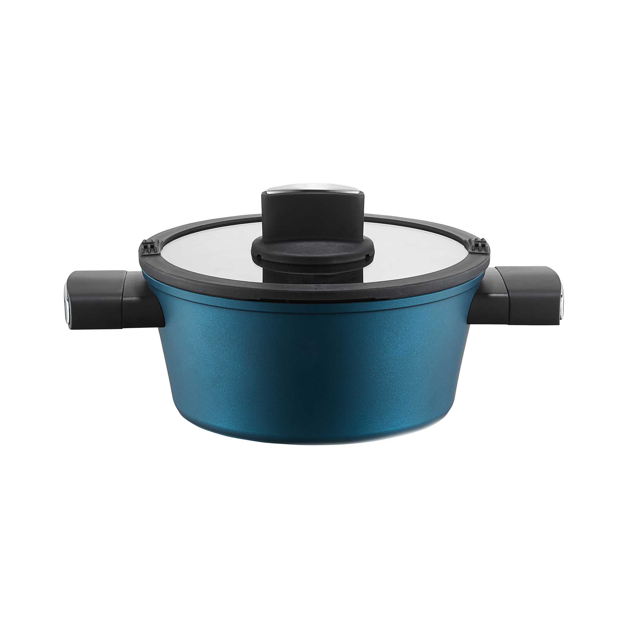 Sada hliníkových hrnců s pánví Azzurro Qualum Basic 9-dílů AMBITION