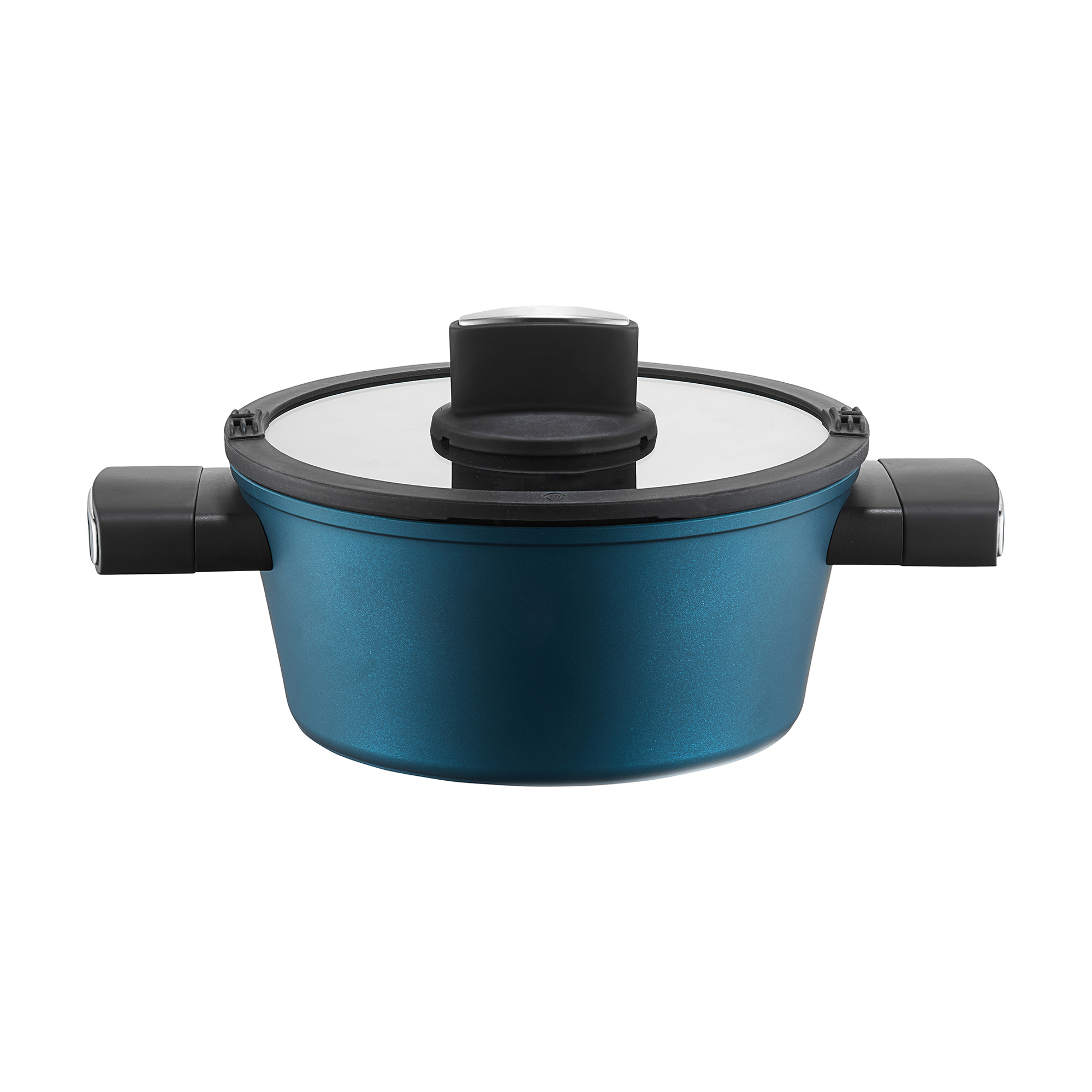 Sada hliníkových hrnců s pánví Azzurro Qualum Basic 9-dílů AMBITION