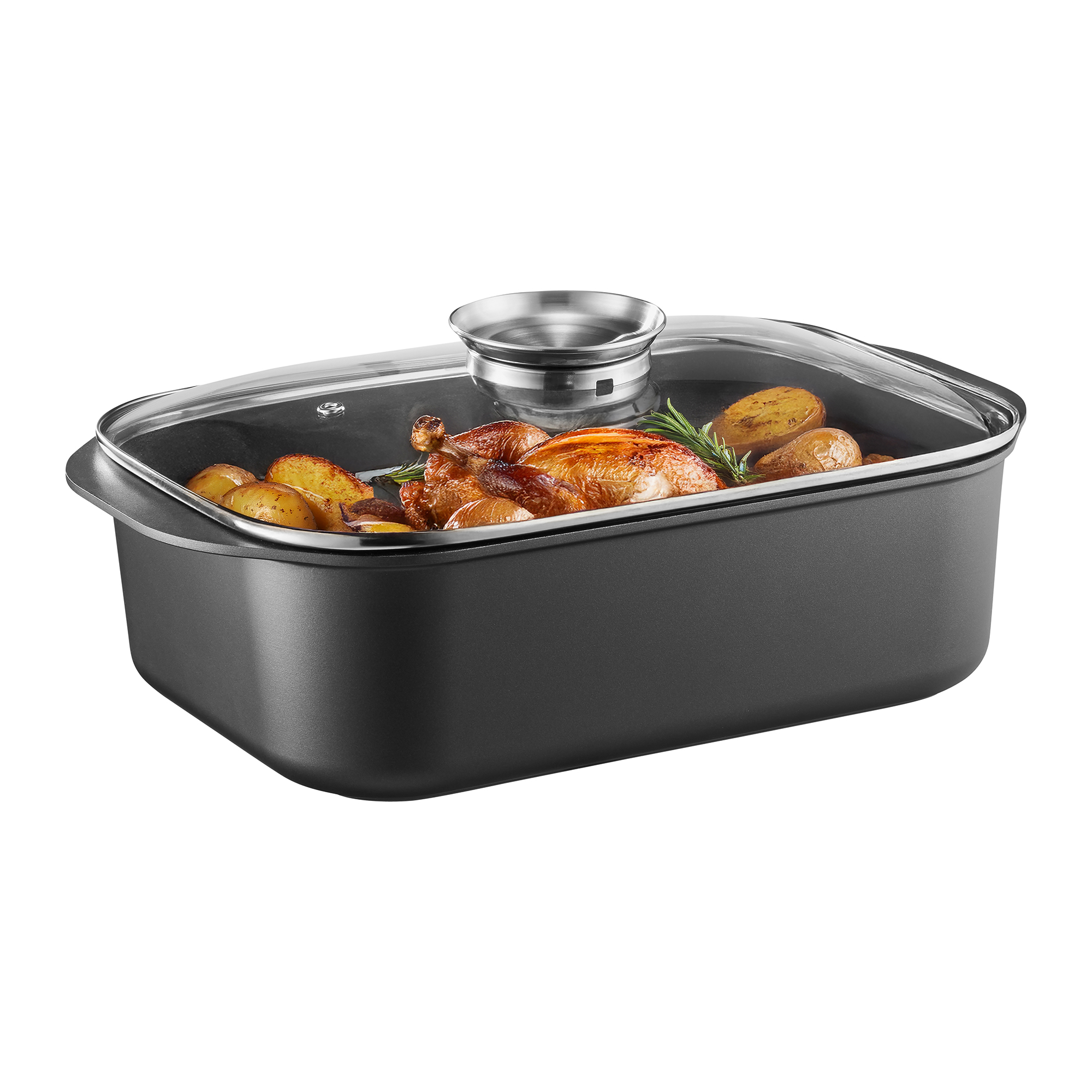 Roasting pan with Ilag Premium coating Magnat 40 x 26 cm AMBITION