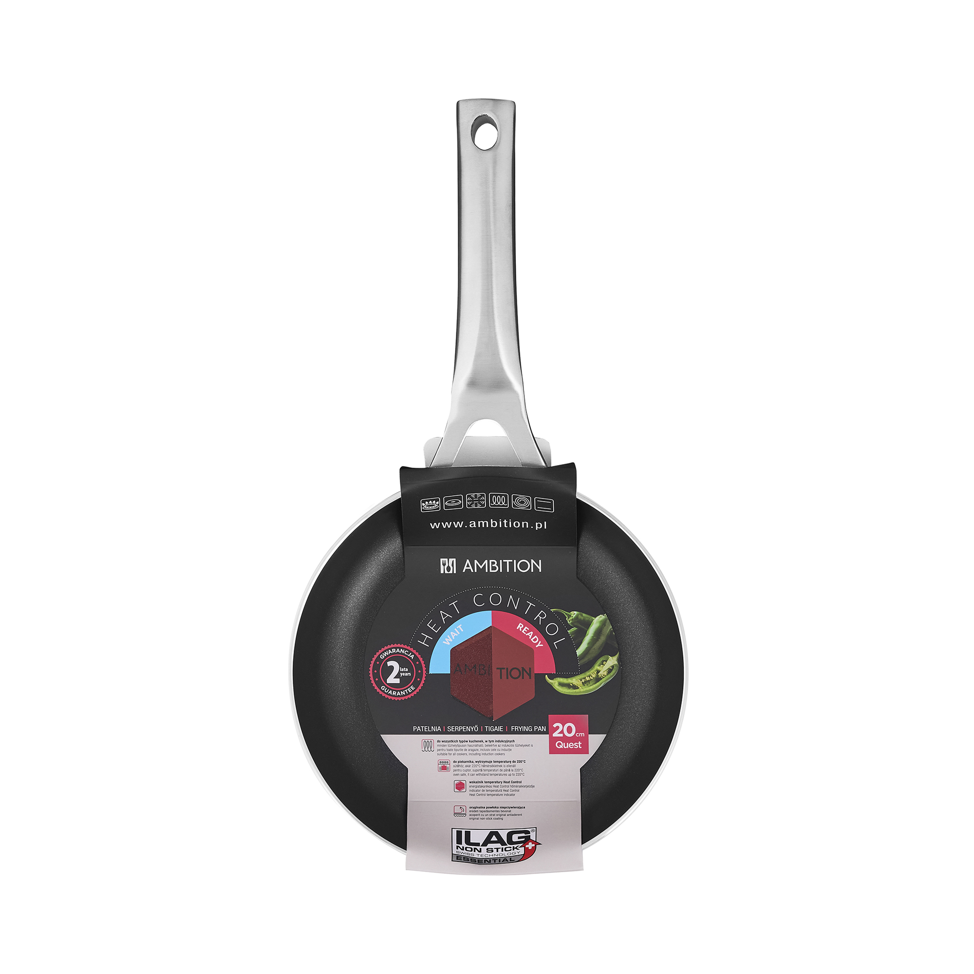 Hliníková pánev Ilag Essential Quest 20 cm AMBITION