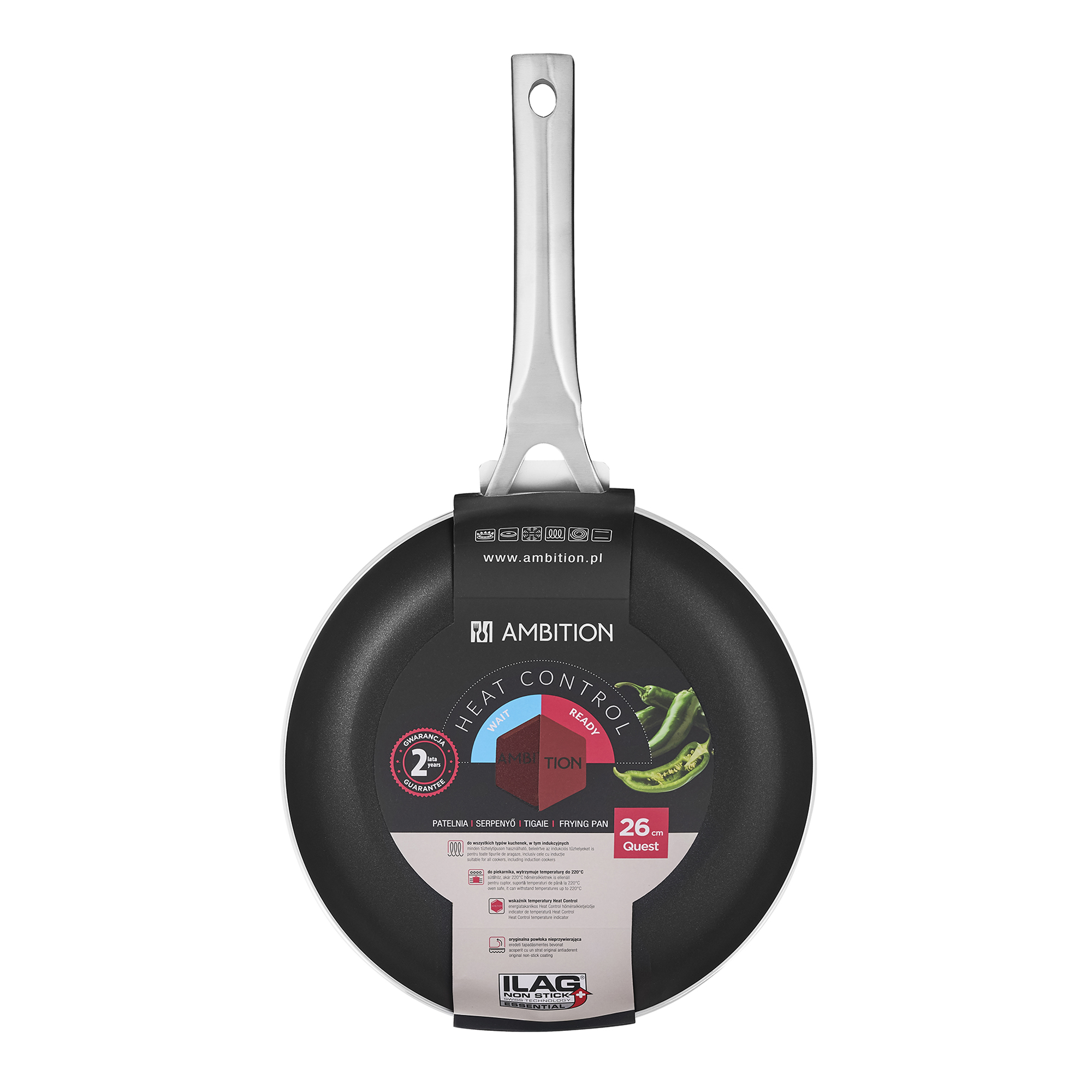 Hliníková pánev Ilag Essential Quest 26 cm AMBITION