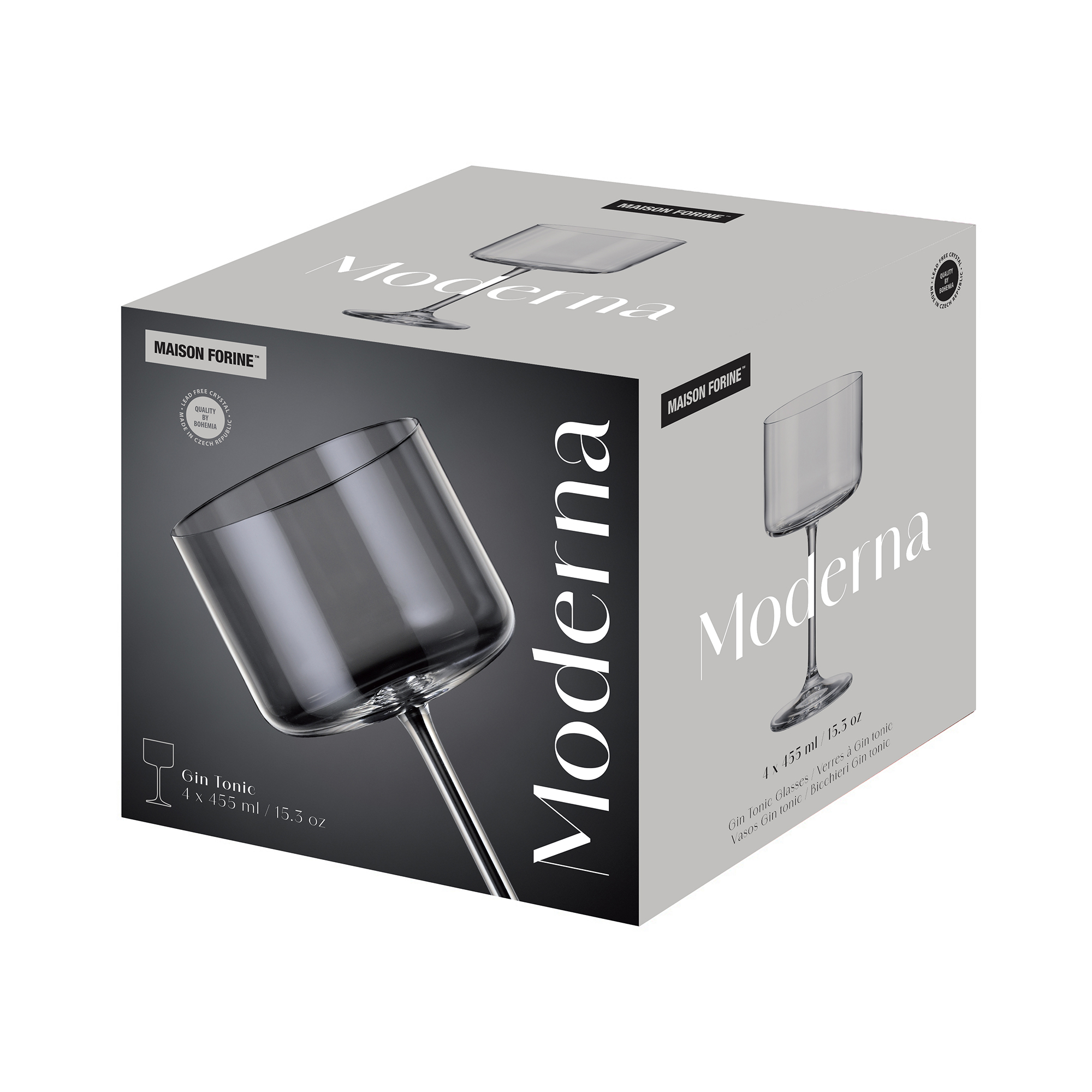 Set of cocktail glasses Moderna 4-piece 455 ml MAISON FORINE