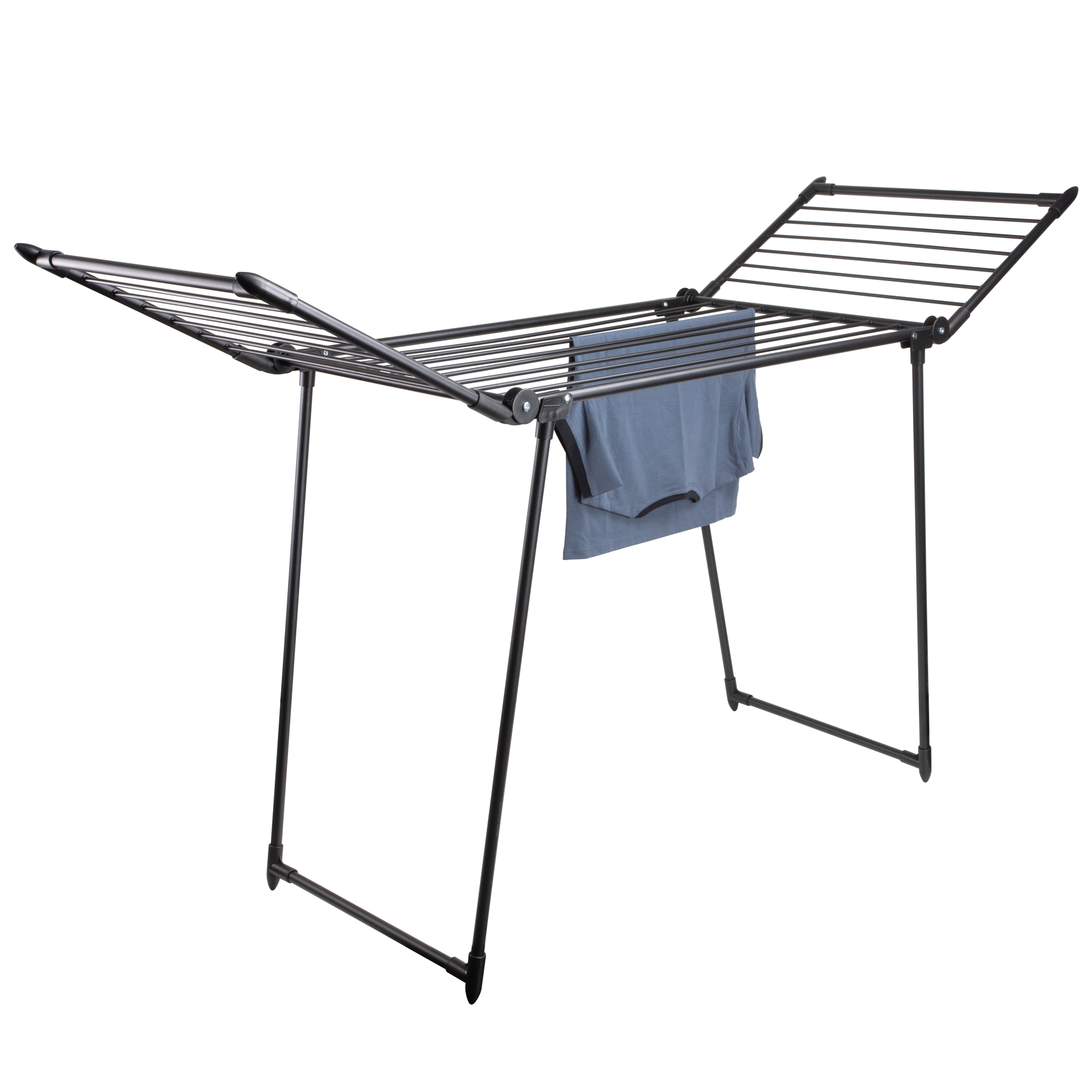 Černý sušák na prádlo Midnight 175 x 60 x 108 cm JOTTA