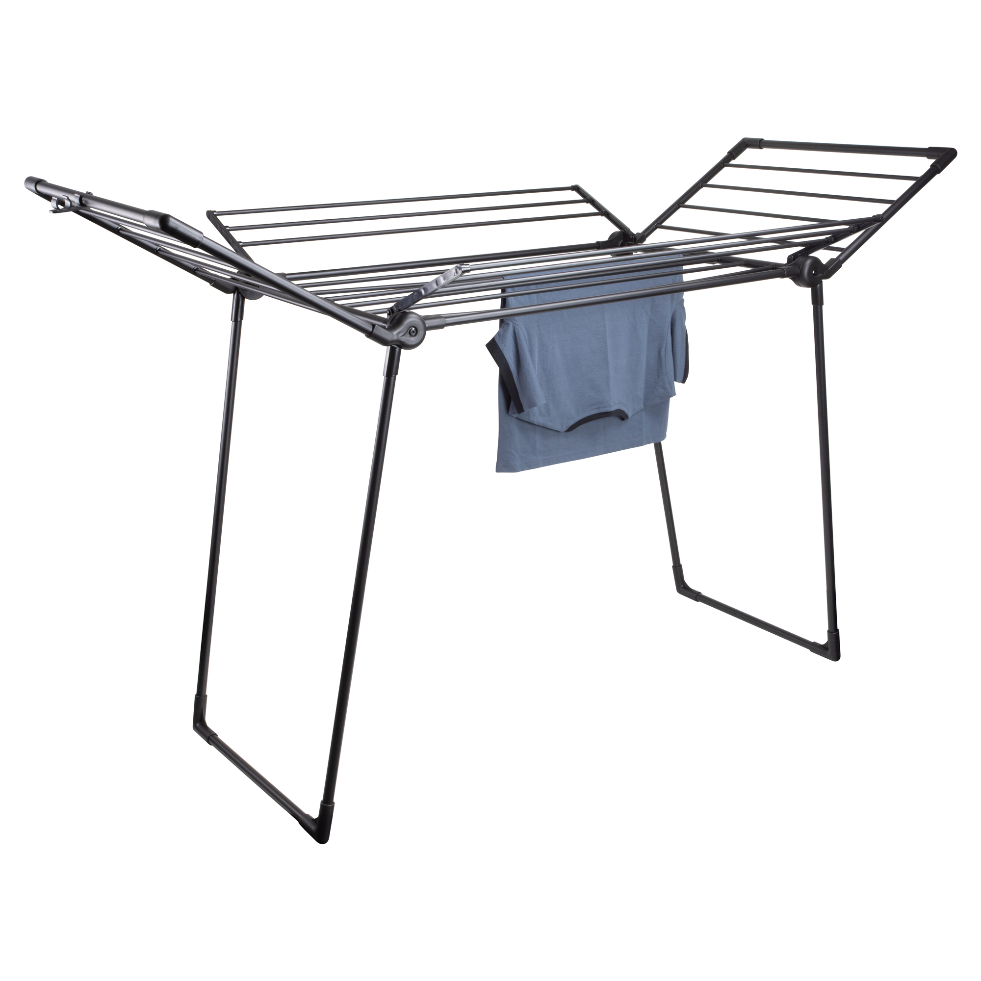 Čierny sušiak na bielizeň Midnight Plus 171 x 90 x 108 cm JOTTA