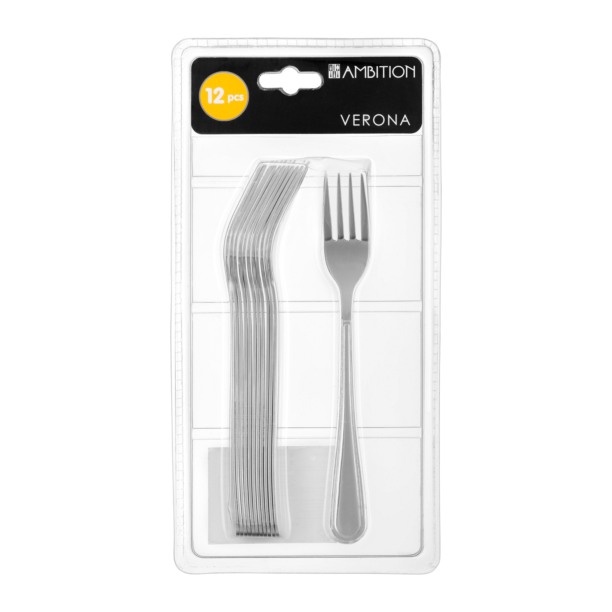 Set di 12 forchette da tavola Verona 17 cm AMBITION