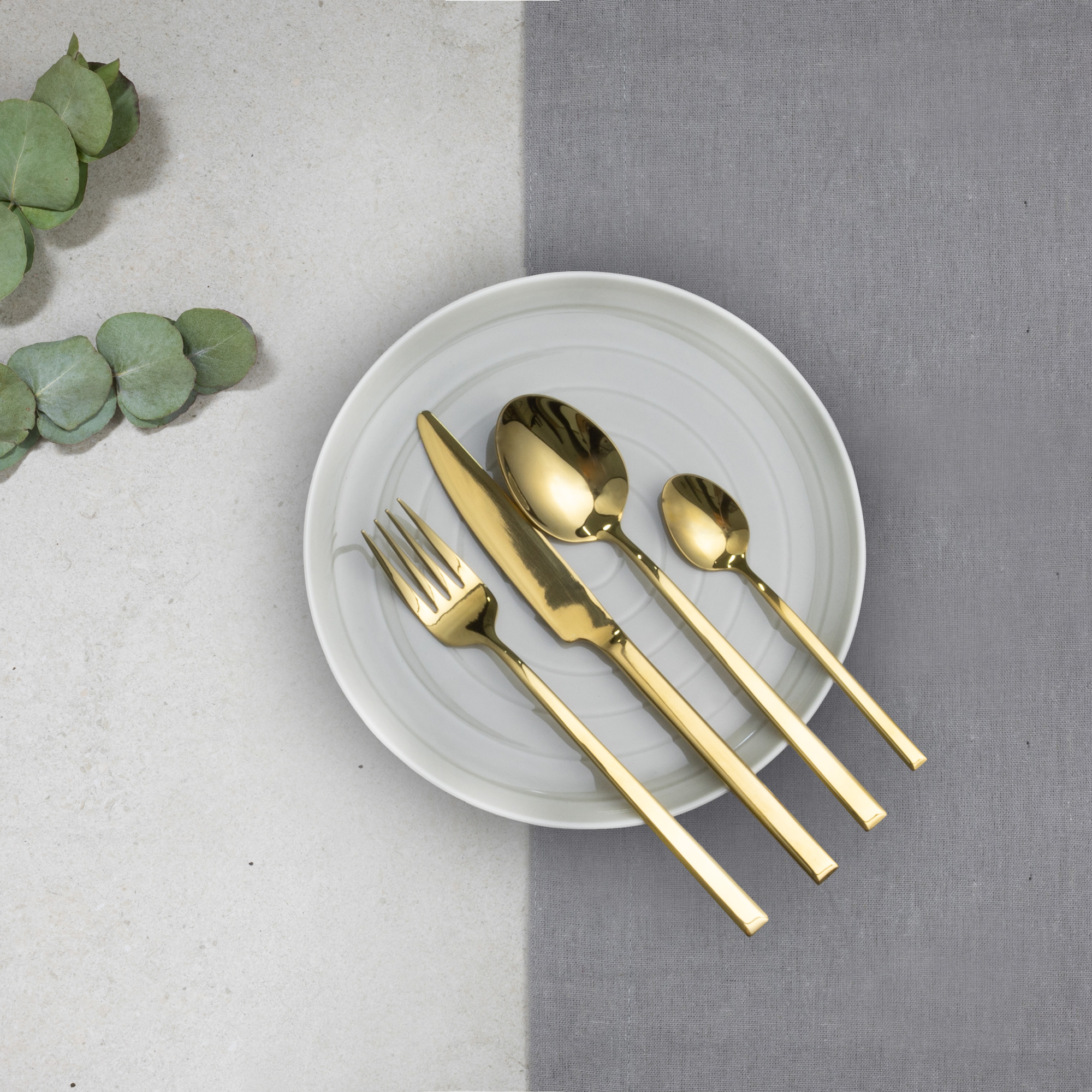 Tafelservice mit Gesteck für 6 Personen Bona Como 42-teilig AMBITION