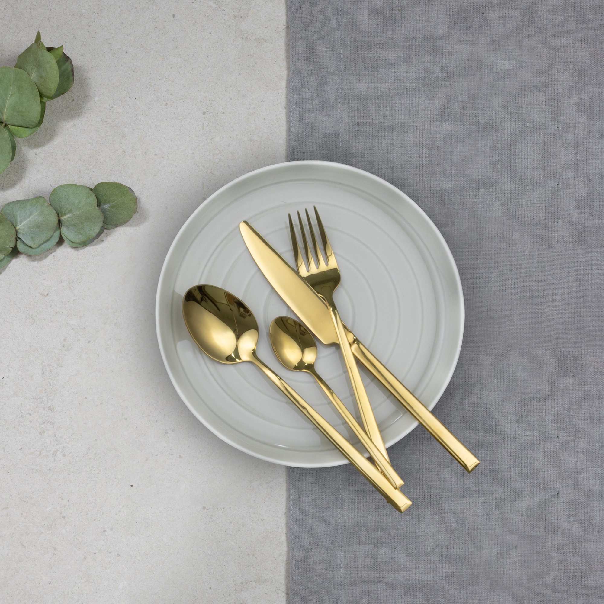 Tafelservice mit Gesteck für 6 Personen Bona Como 42-teilig AMBITION