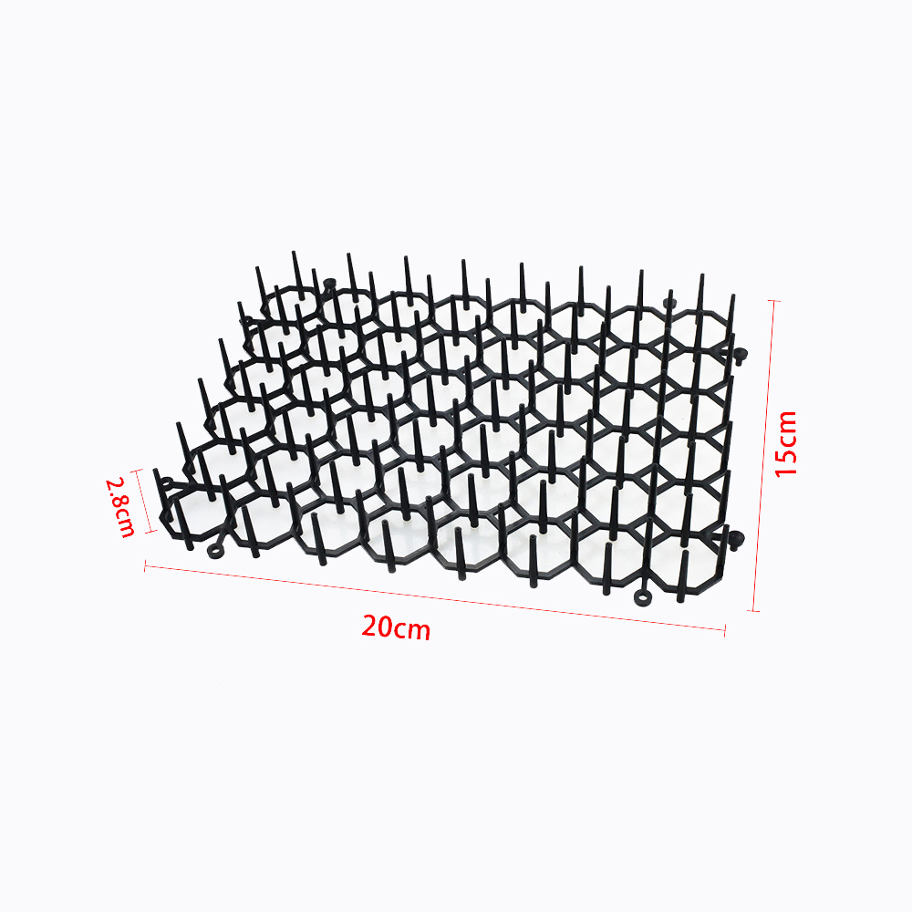 Mata odstraszająca dla kotów i psów 12 szt. czarna PATIO