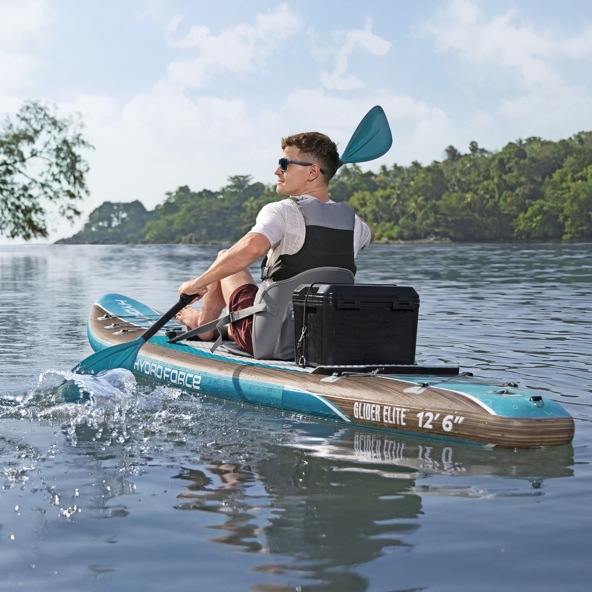 Hydro Force® SUP Touring Board-Set Glider Elite™ mit Sitz BESTWAY