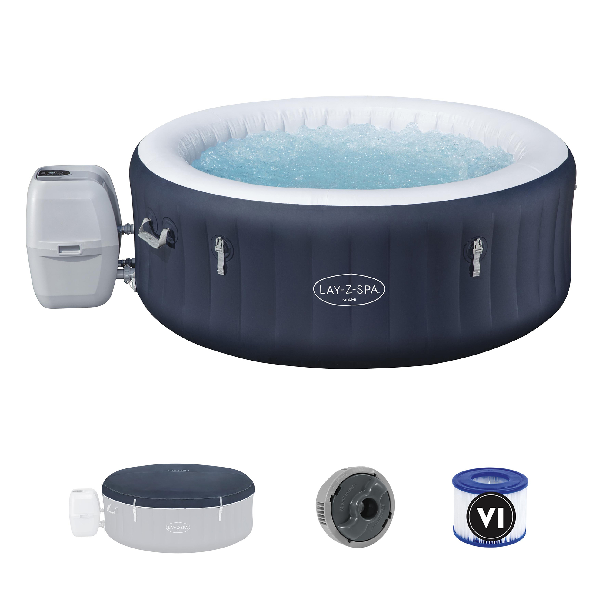 Nafukovací vířivka Lay-Z-Spa Miami Air Jet™ EnergySense® 180 x 66 cm BESTWAY