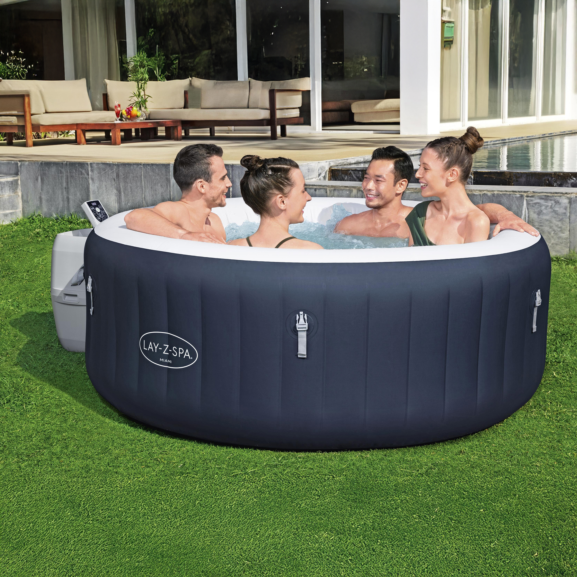 Nafukovací vířivka Lay-Z-Spa Miami Air Jet™ EnergySense® 180 x 66 cm BESTWAY