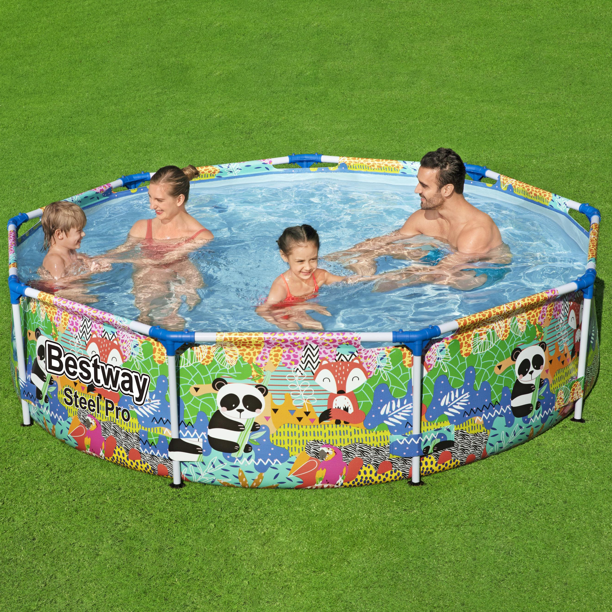 Nadzemní bazén Steel Pro Jungle 274 x 66 cm 3221 l BESTWAY