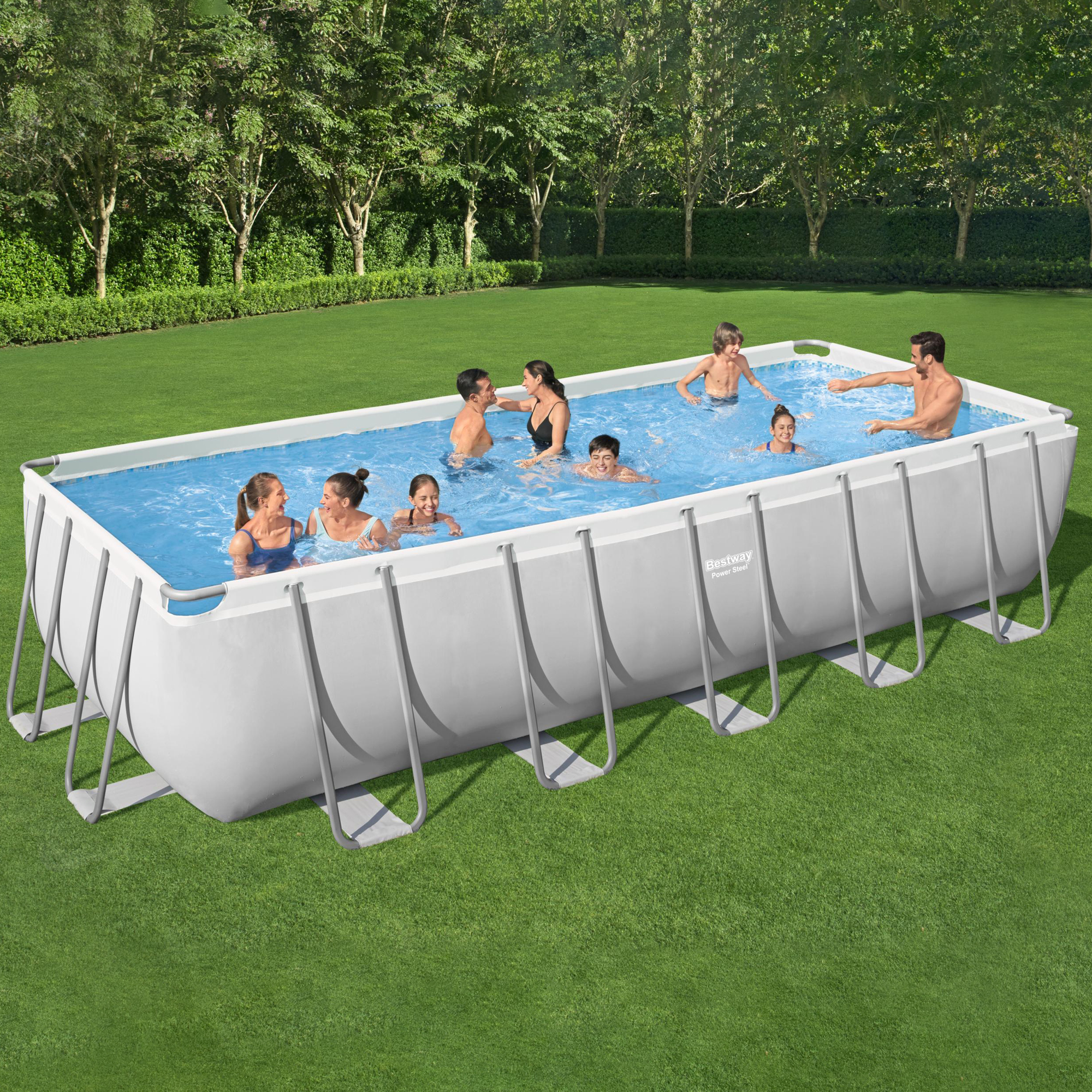 Stahlrahmen-Pool Power Steel 640 x 274 x 132 cm 19281 L II BESTWAY