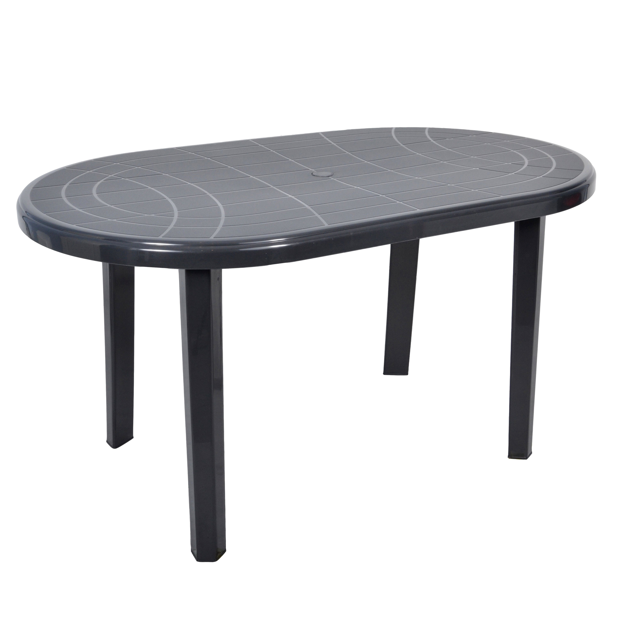 Gartentisch Jantar graphit 135 x 80 cm OŁER