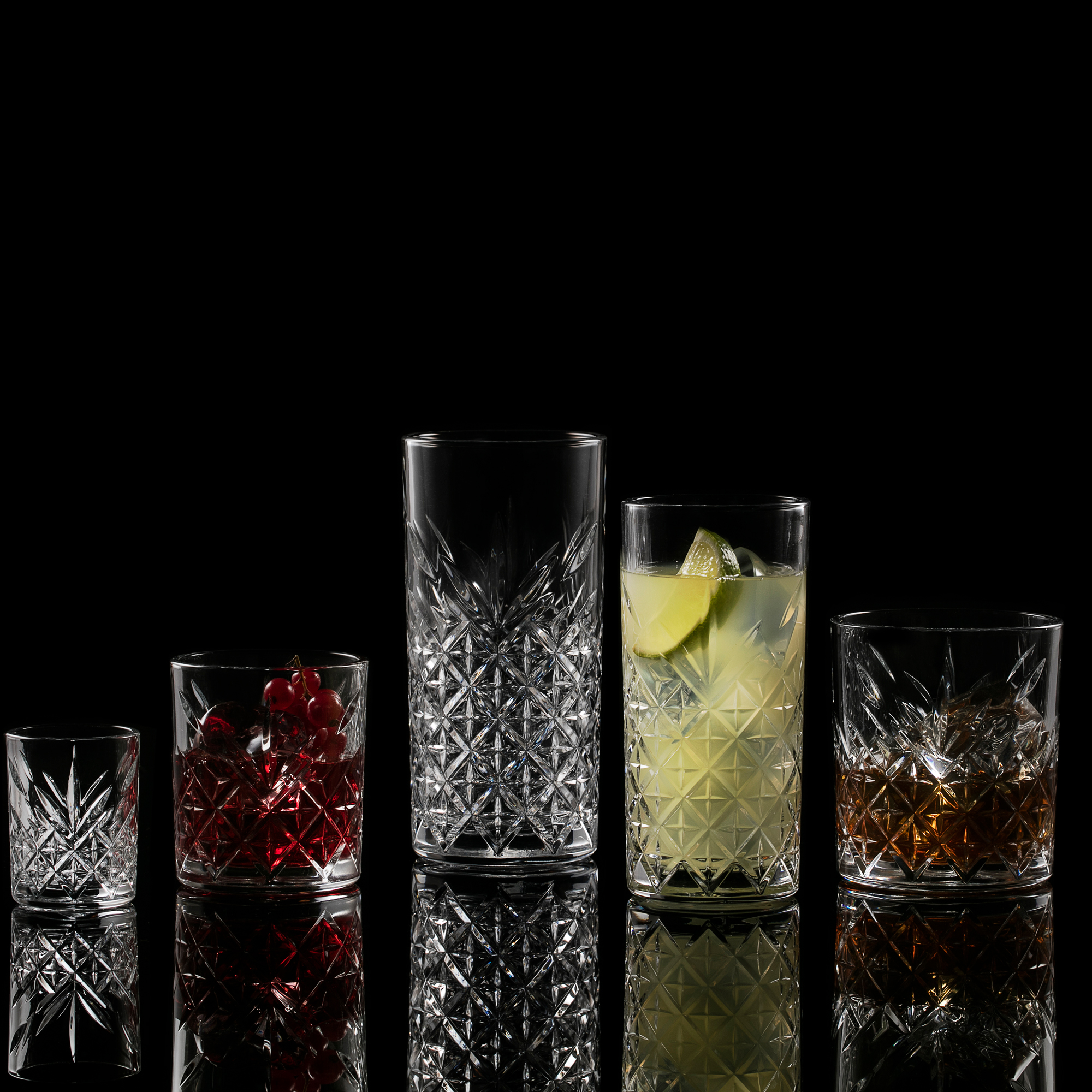 Set di 4 bicchieri bassi Timeless 34,5 cl PASABAHCE