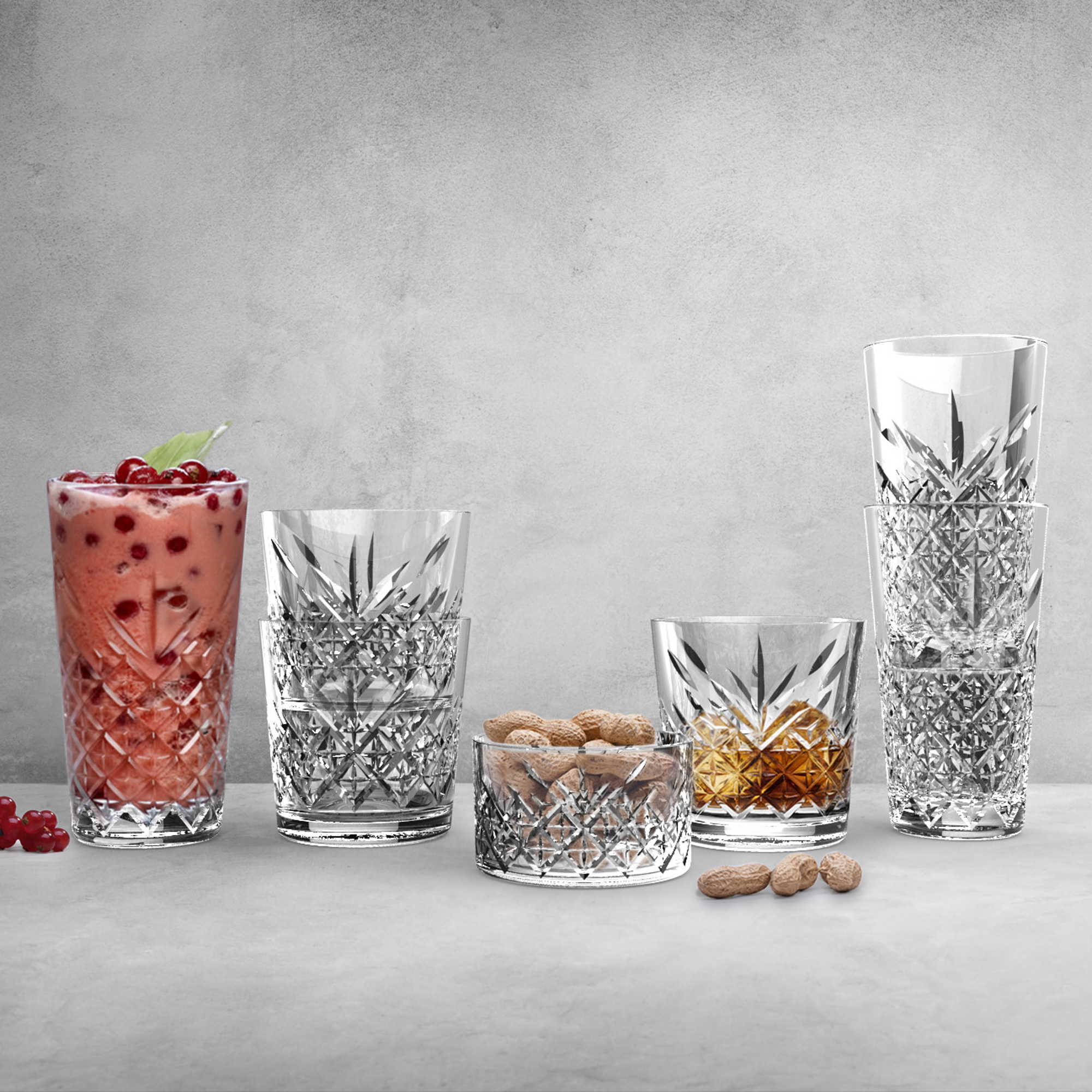 Set med 4 höga glas Timeless 365 ml PASABAHCE