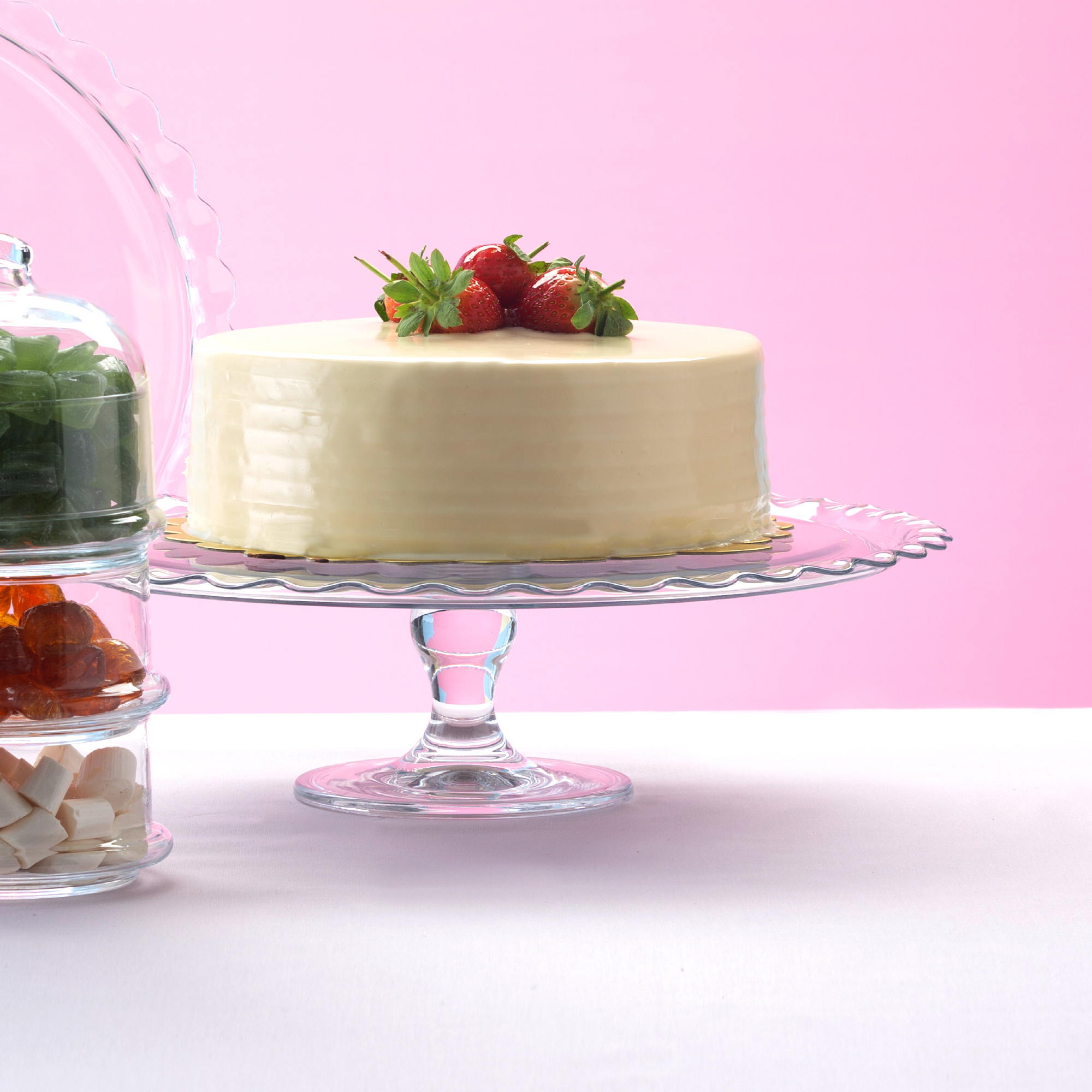 Tortenplatte auf Fuß  Petite Patisserie 26,4 cm PASABAHCE