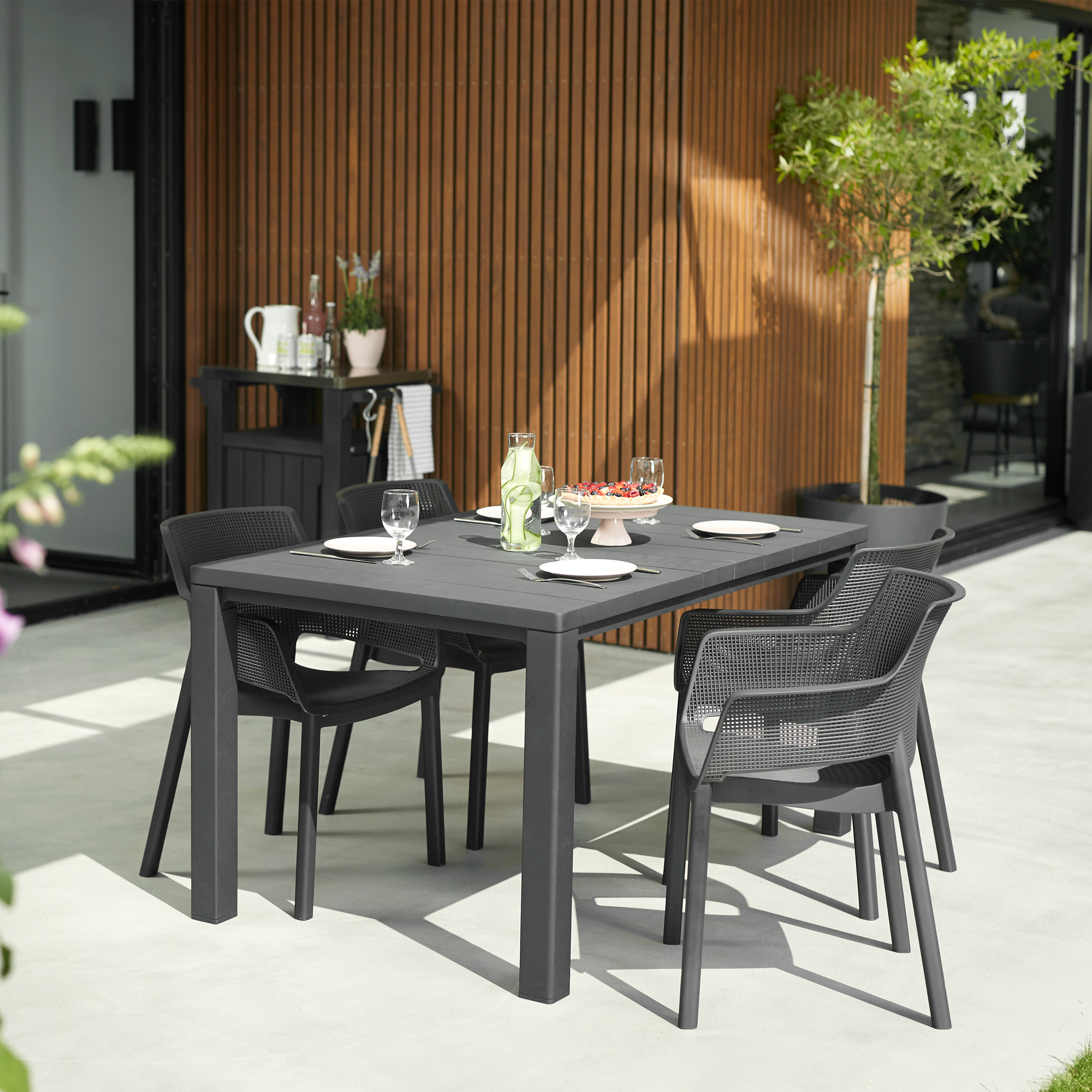 Gartenstuhl Elisa graphit KETER