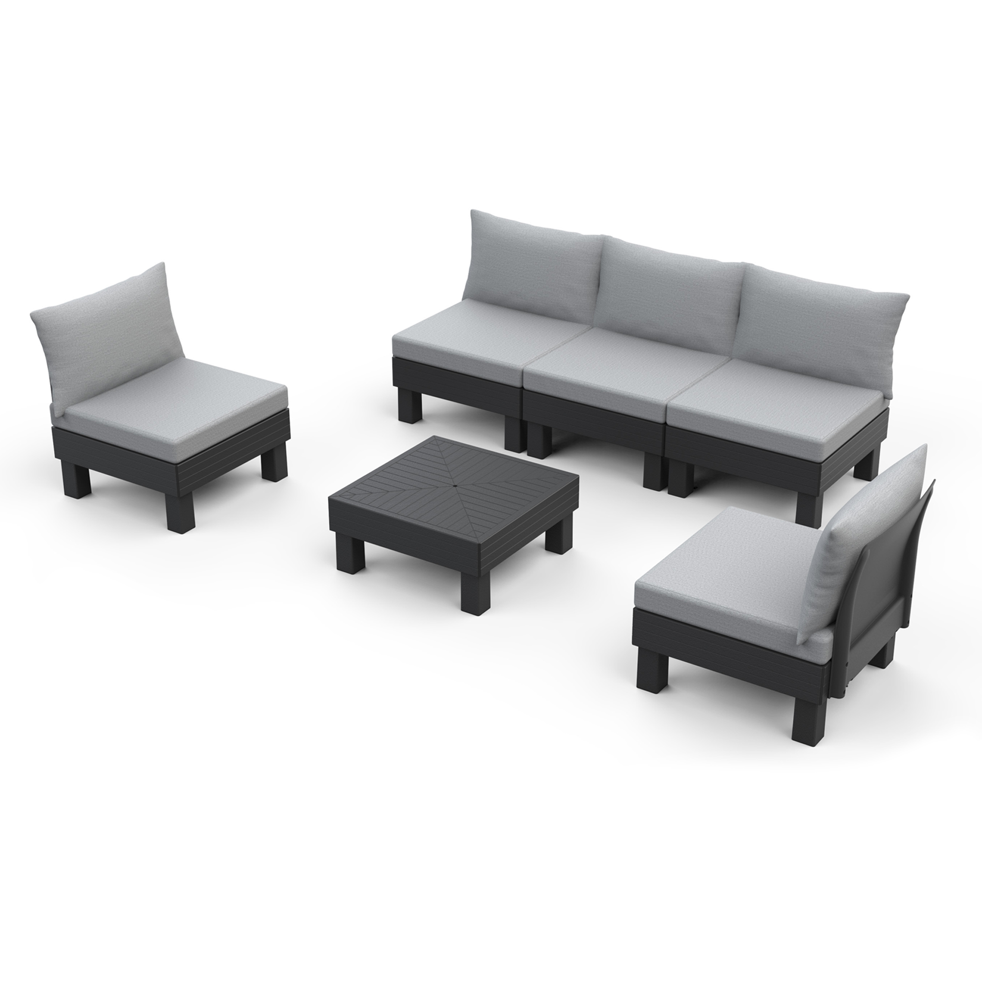 Zestaw mebli ogrodowych Elements brązowy KETER