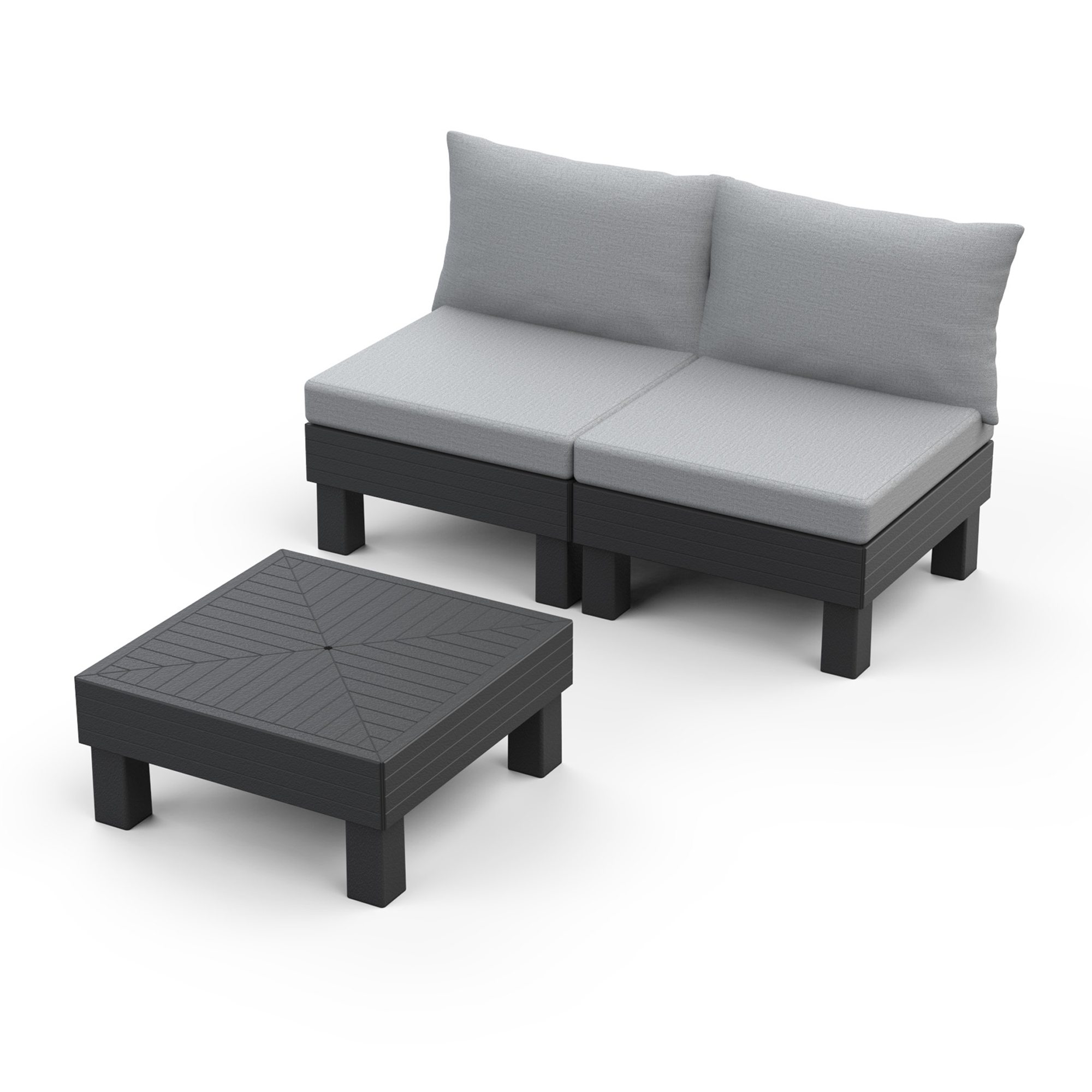 Zestaw mebli ogrodowych Elements brązowy KETER