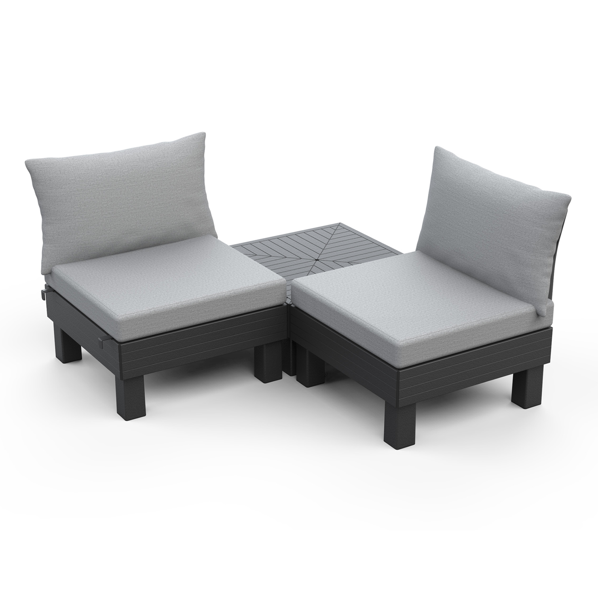 Zestaw mebli ogrodowych Elements brązowy KETER