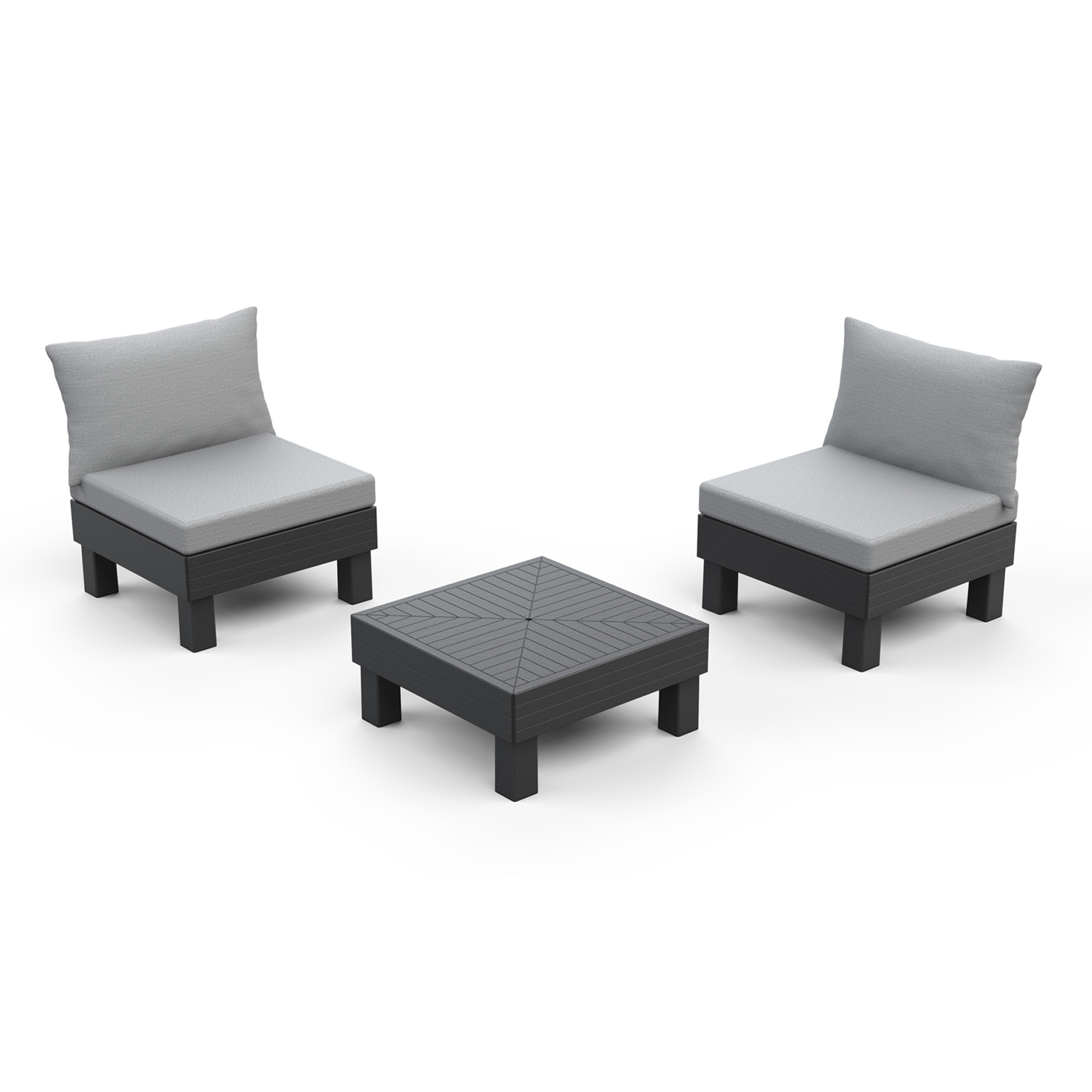 Zestaw mebli ogrodowych Elements brązowy KETER