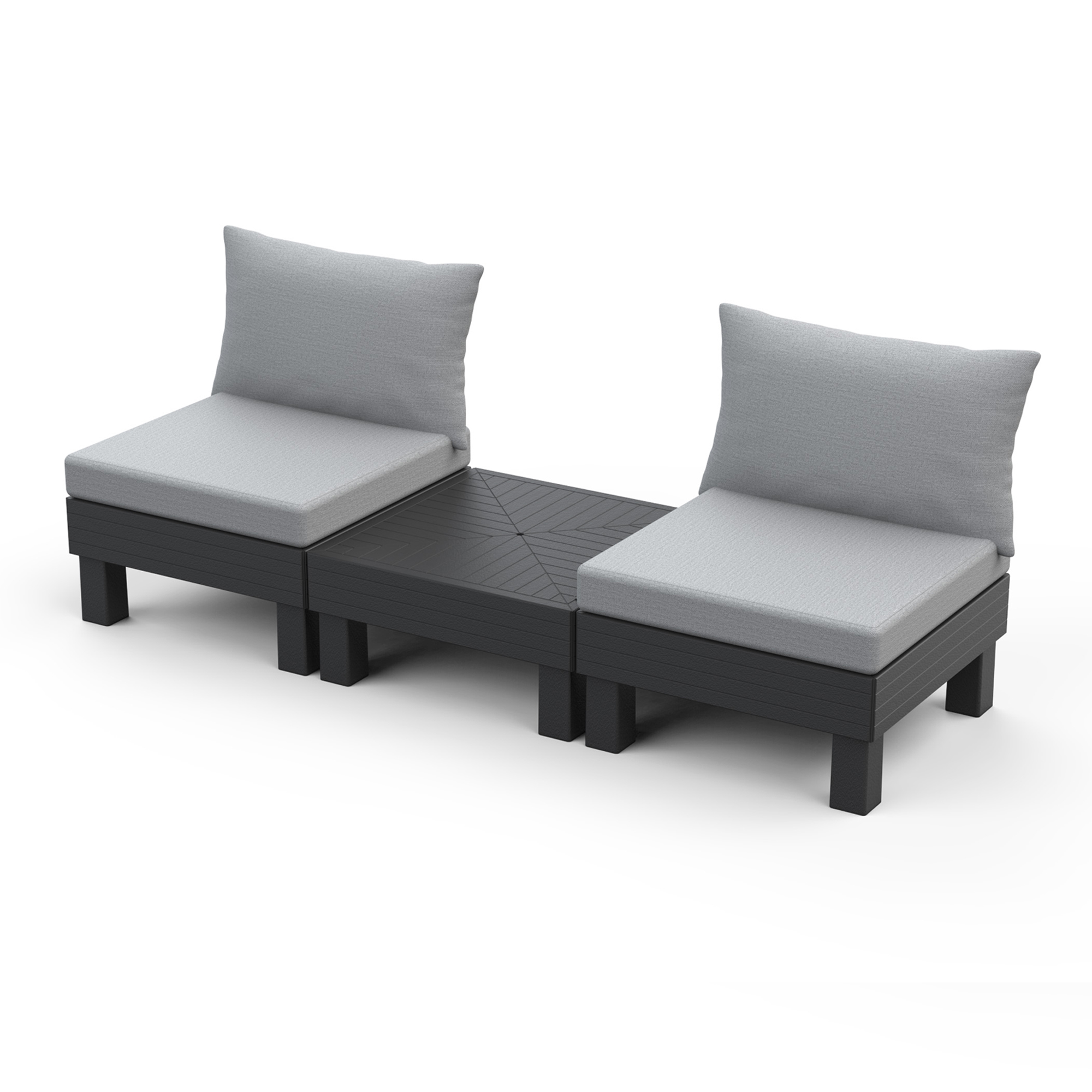 Zestaw mebli ogrodowych Elements brązowy KETER