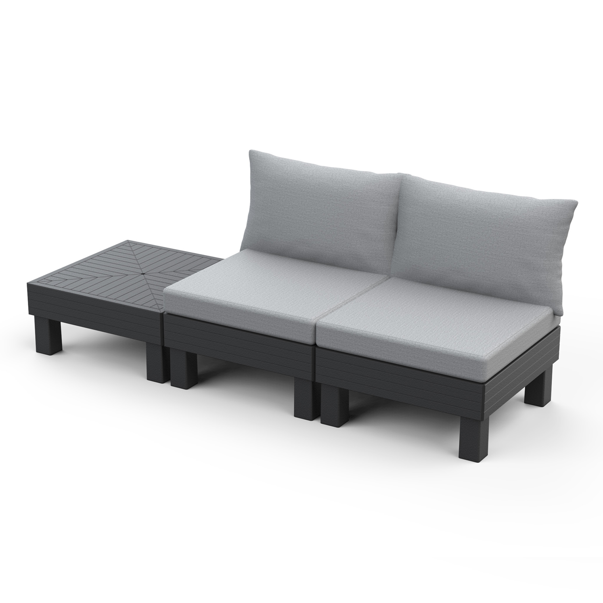 Zestaw mebli ogrodowych Elements brązowy KETER