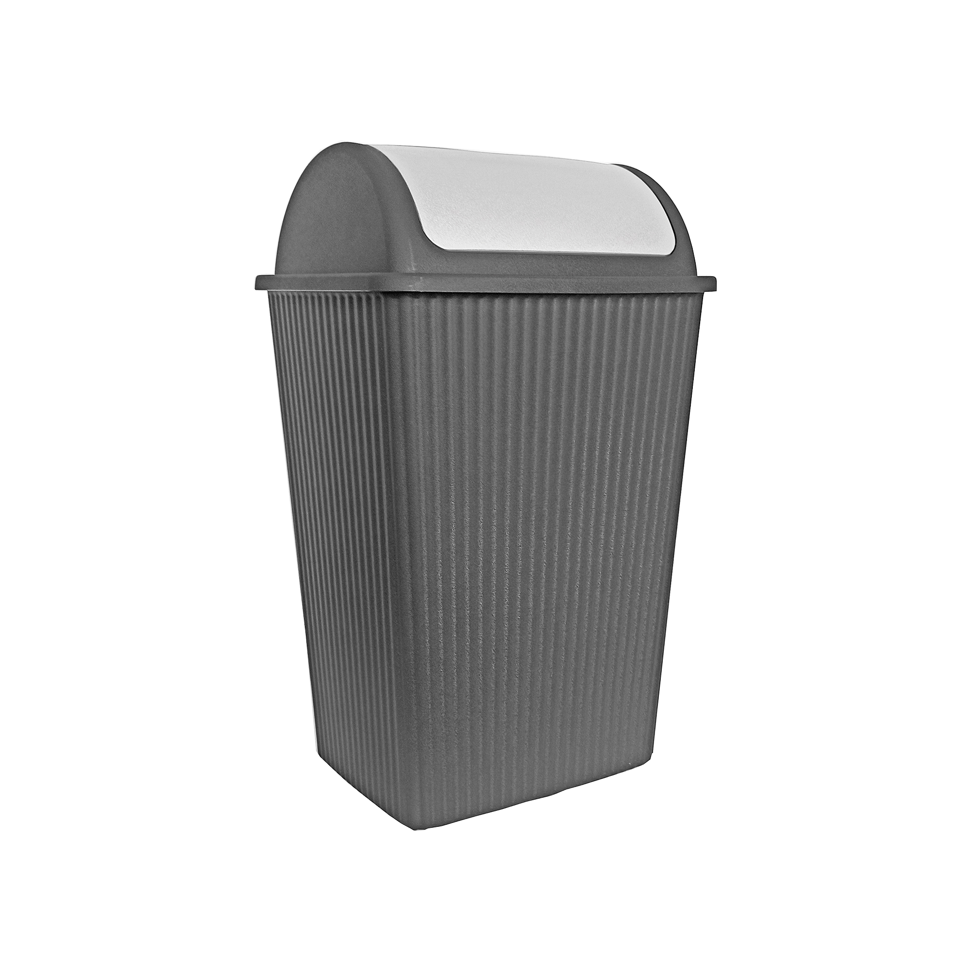 Kosz na śmieci Curly 10 l antracytowy DOMOTTI