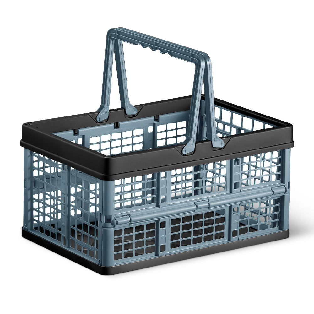 Skládací plastová skříňka s rukojeťmi 16 l MIX BAREV DOMOTTI 