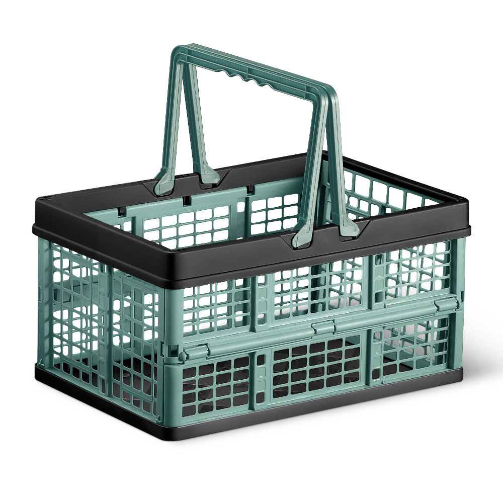 Skládací plastová skříňka s rukojeťmi 16 l MIX BAREV DOMOTTI 