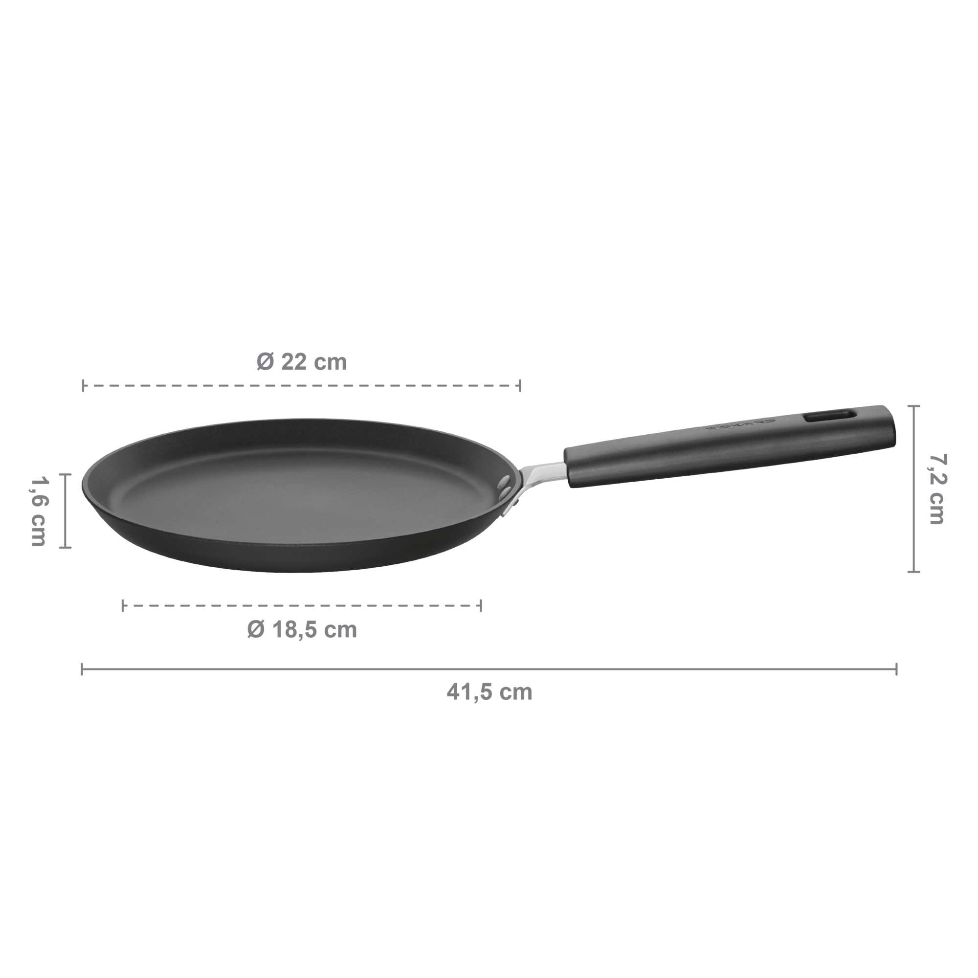Hliníková pánev na palačinky Hard Face 22 cm FISKARS
