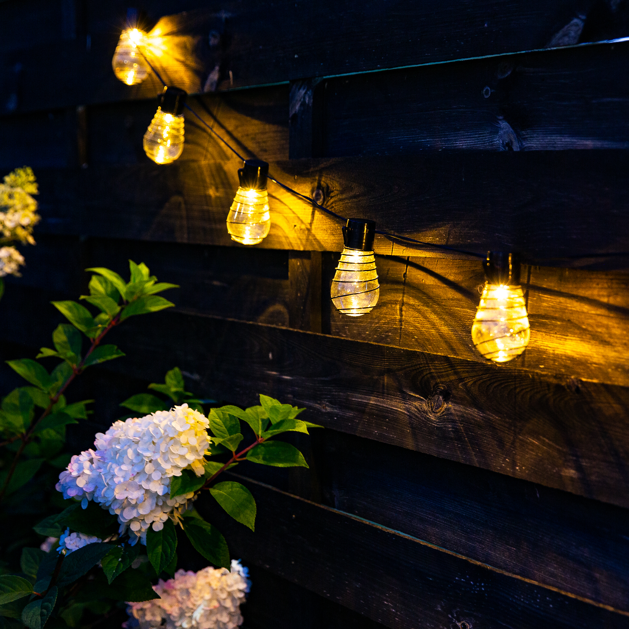 Girlanda ogrodowa solarna 3,8 m spirala PATIO